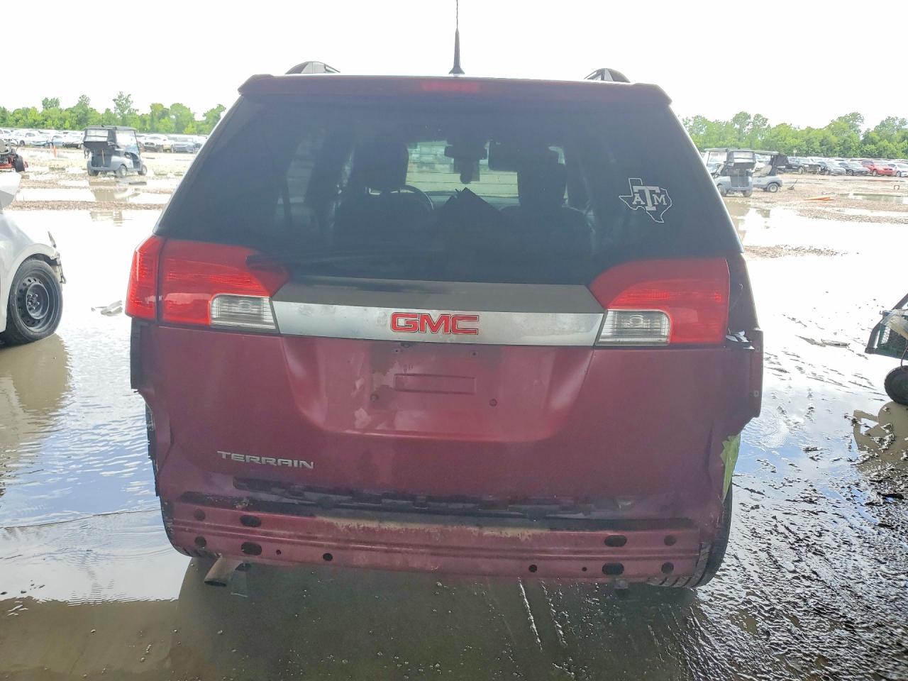 2012 Gmc Terrain Slt Maroon vin: 2GKALUEK4C6358148