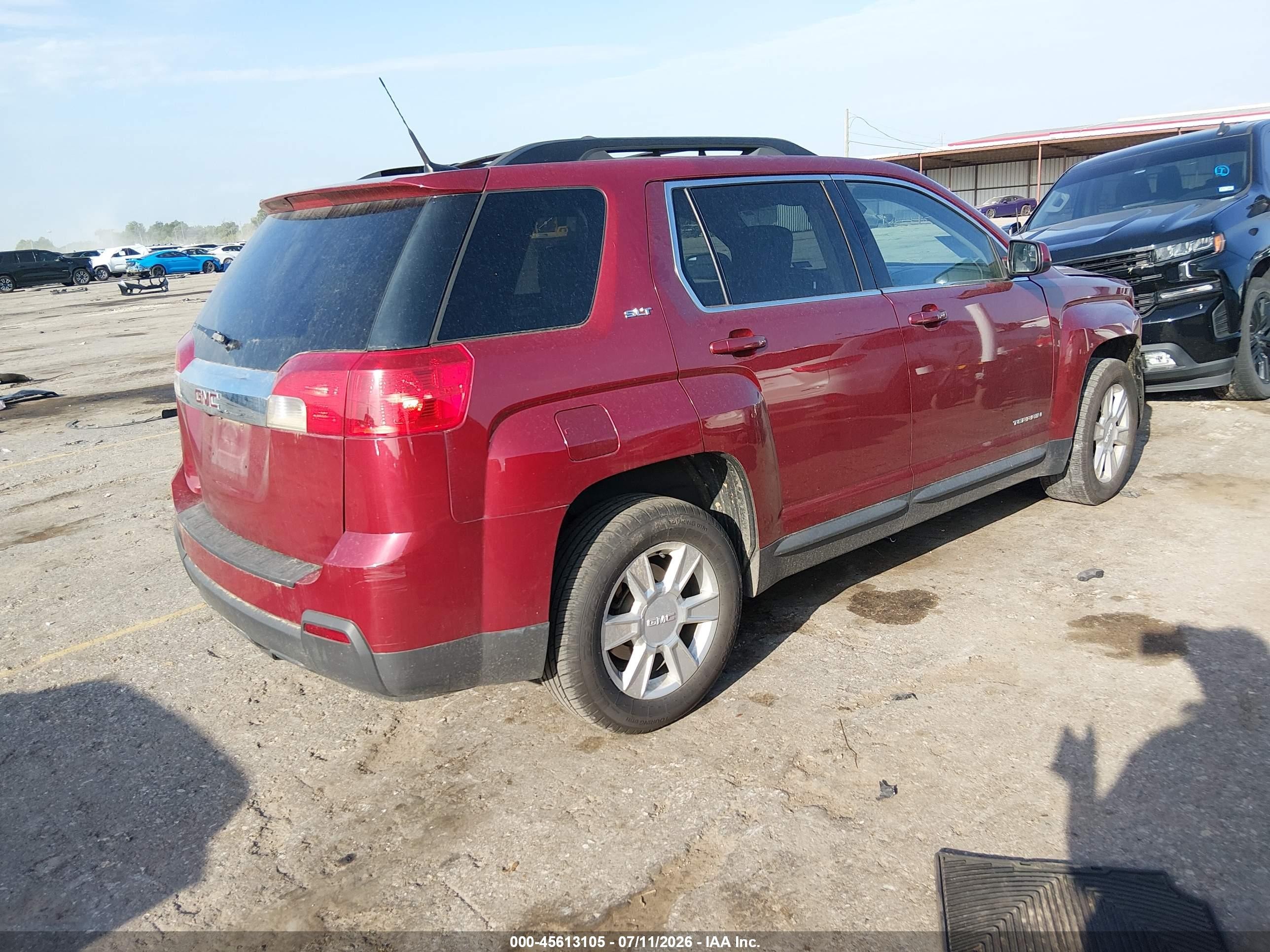 2012 Gmc Terrain Slt-1 Red vin: 2GKALUEK4C6390386