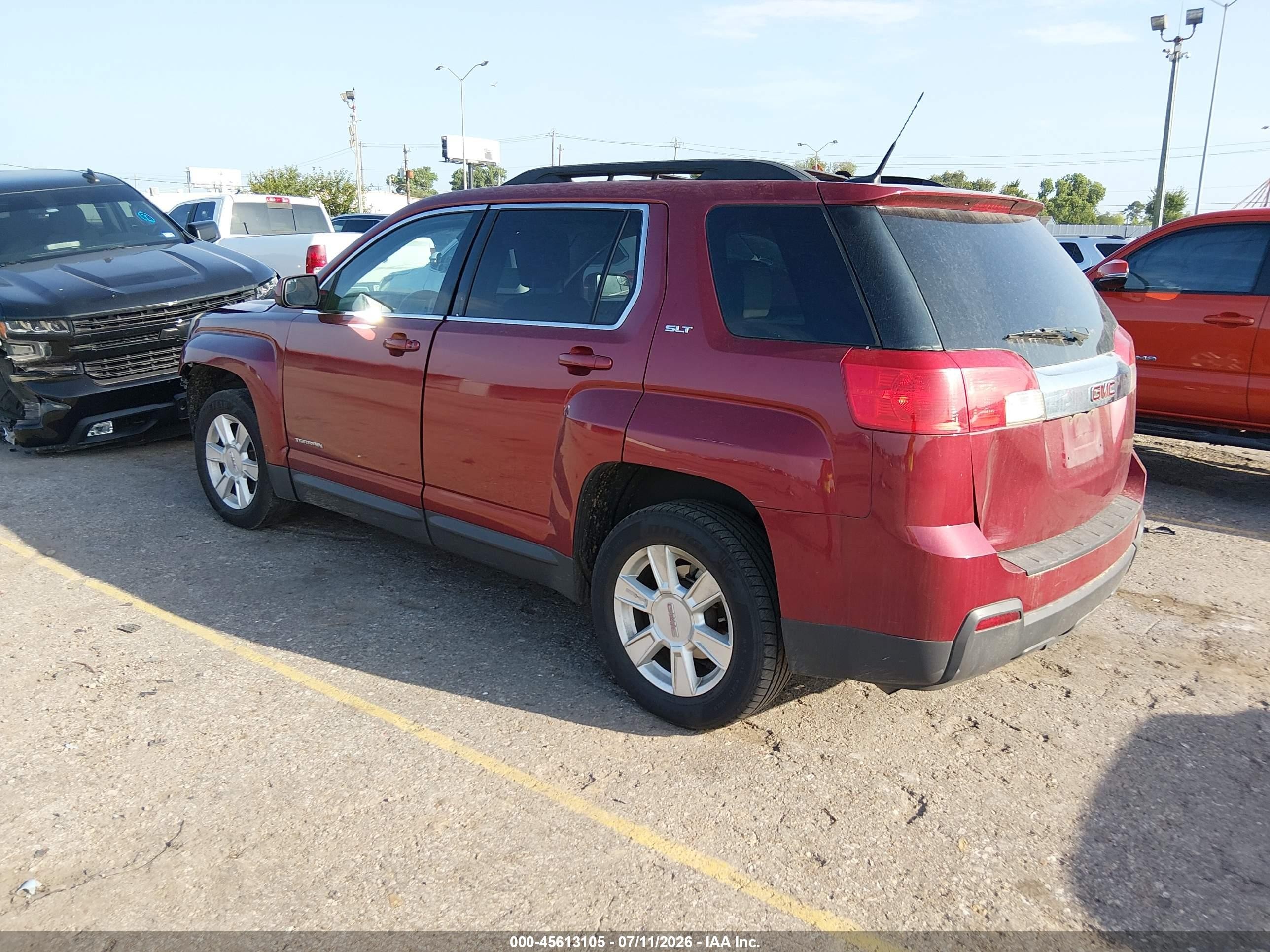 2012 Gmc Terrain Slt-1 Red vin: 2GKALUEK4C6390386