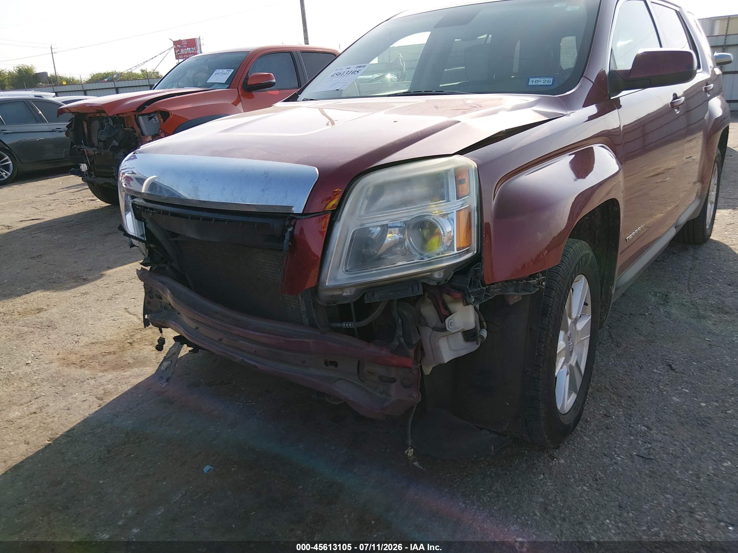 2012 Gmc Terrain Slt-1 Red vin: 2GKALUEK4C6390386