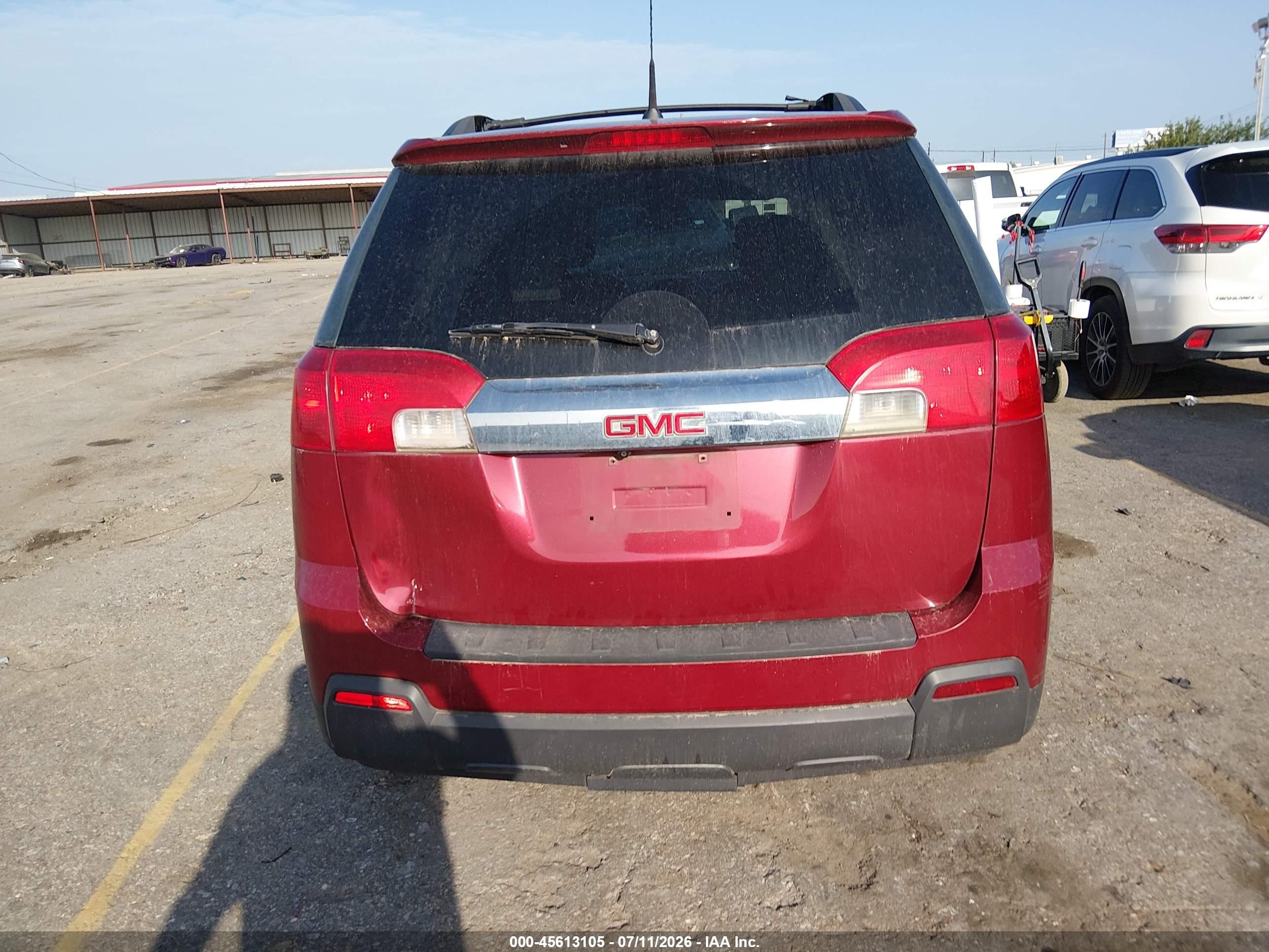 2012 Gmc Terrain Slt-1 Red vin: 2GKALUEK4C6390386