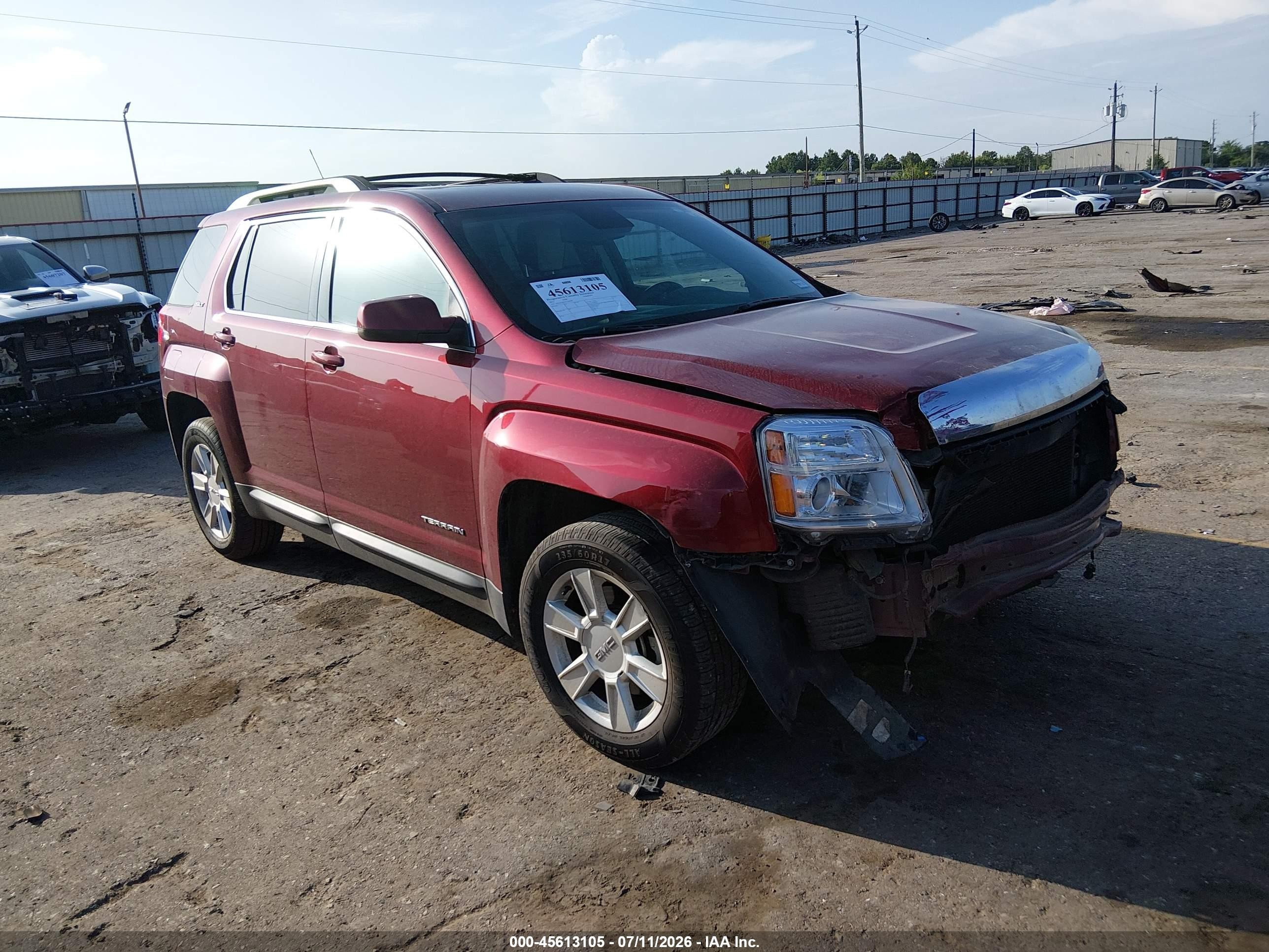 2012 Gmc Terrain Slt-1 Red vin: 2GKALUEK4C6390386