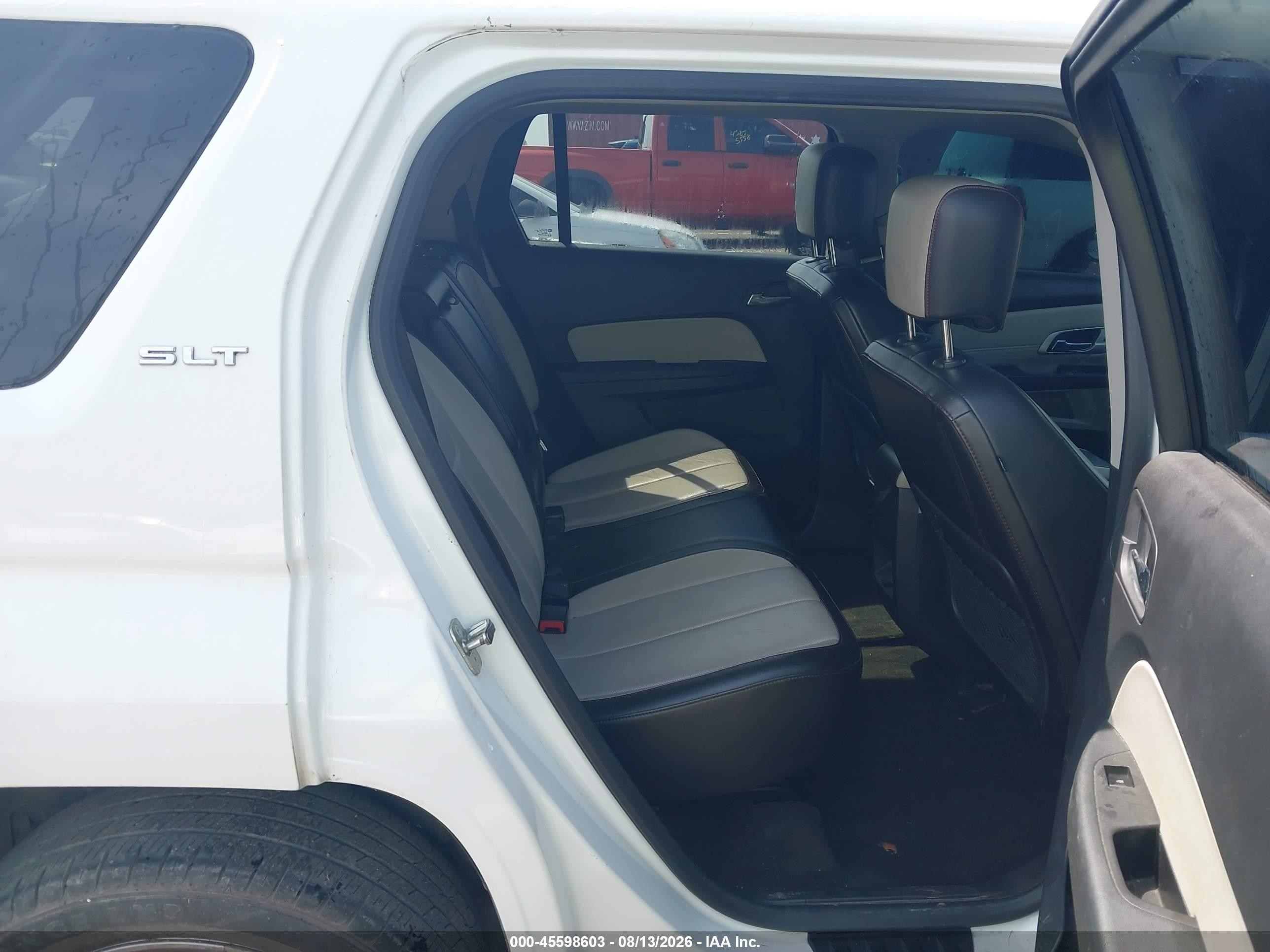 2013 Gmc Terrain Slt-1 White vin: 2GKALUEK4D6112413