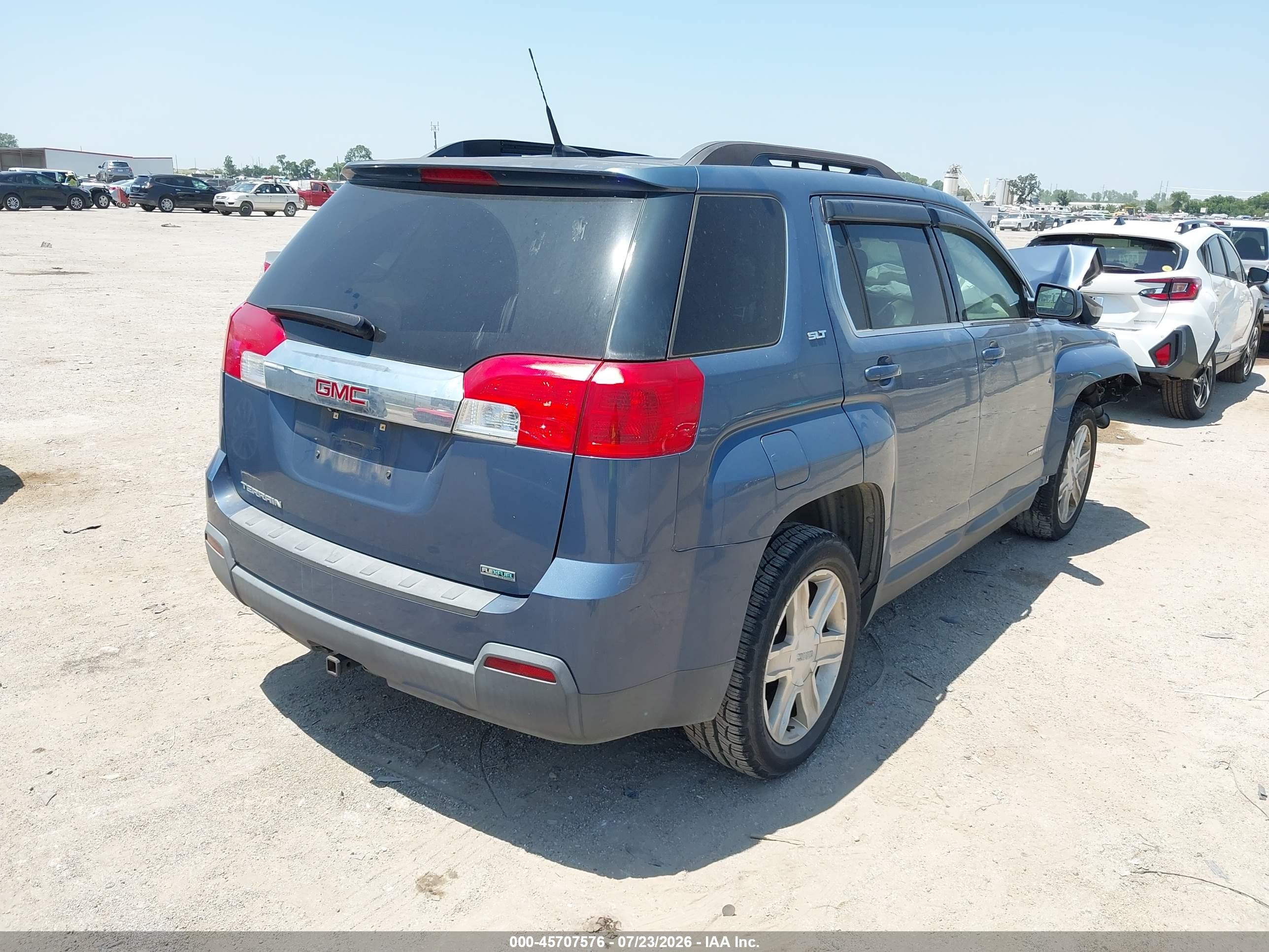 2012 Gmc Terrain Slt-1 Blue vin: 2GKALUEK5C6156838
