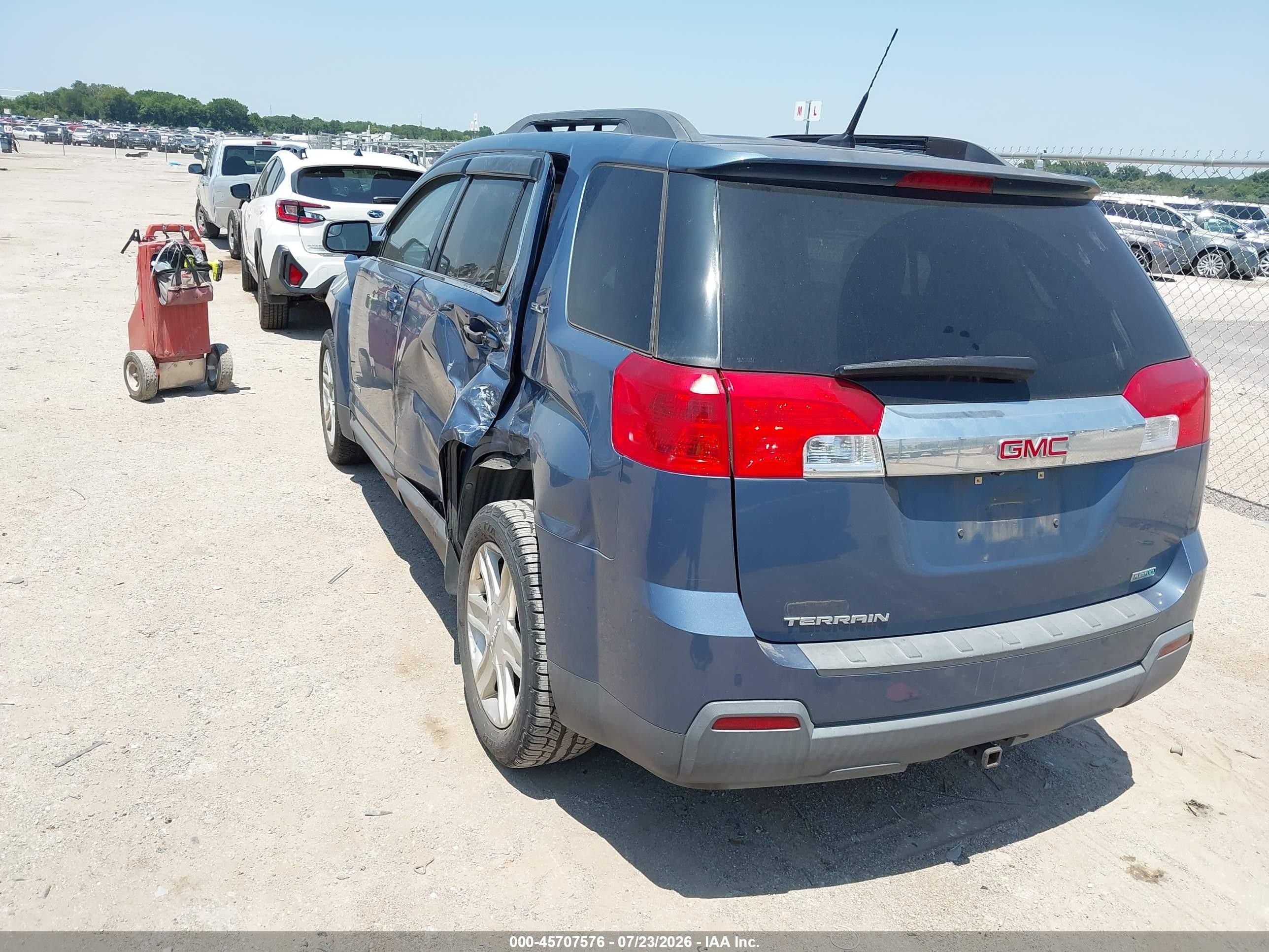 2012 Gmc Terrain Slt-1 Blue vin: 2GKALUEK5C6156838