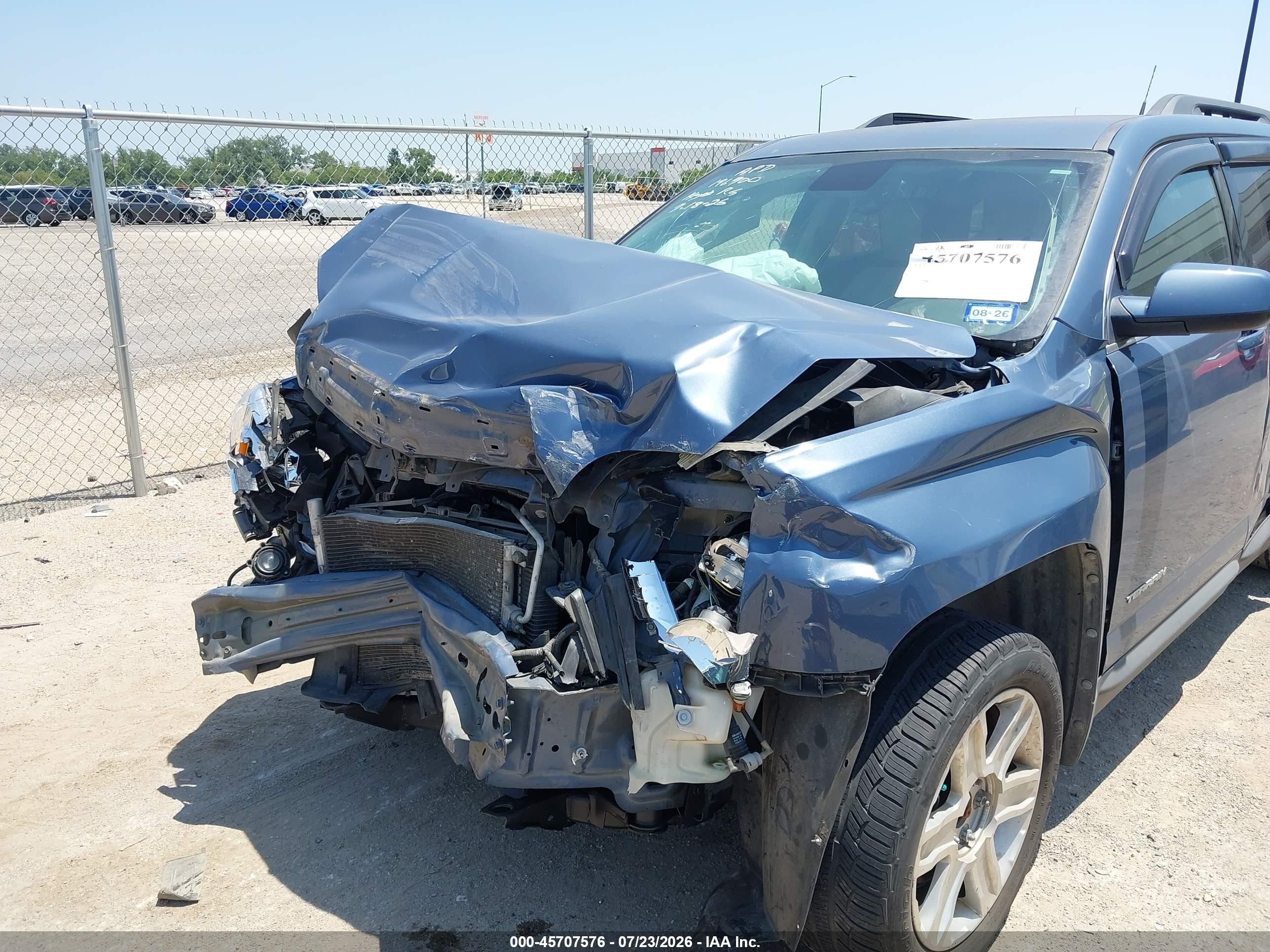 2012 Gmc Terrain Slt-1 Blue vin: 2GKALUEK5C6156838