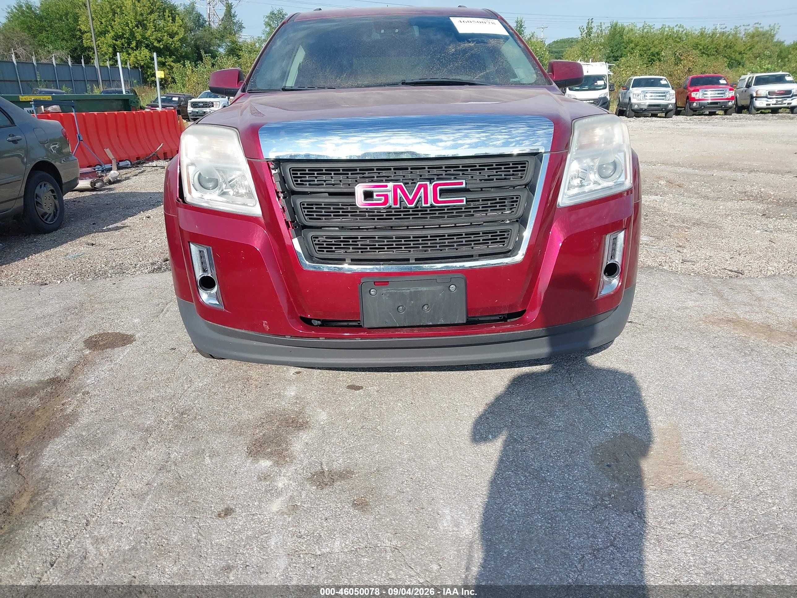 2012 Gmc Terrain Slt-1 Бордовый vin: 2GKALUEK5C6344579