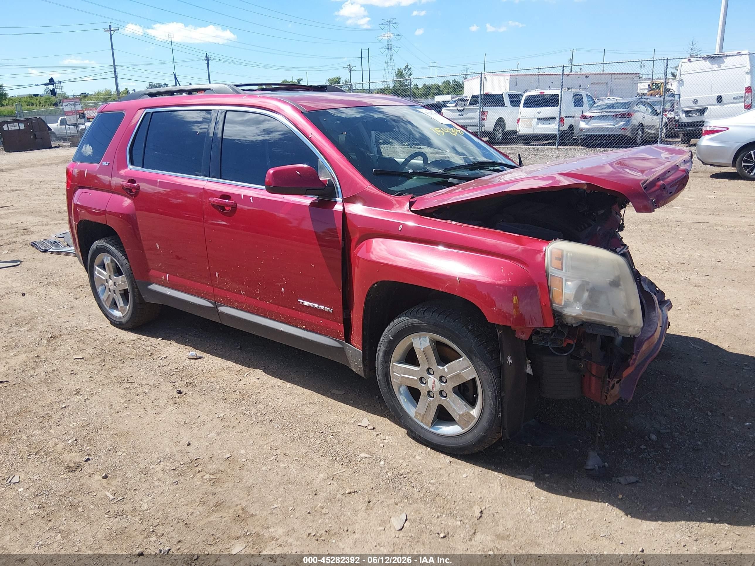 2013 Gmc Terrain Slt-1 Maroon vin: 2GKALUEK5D6292467