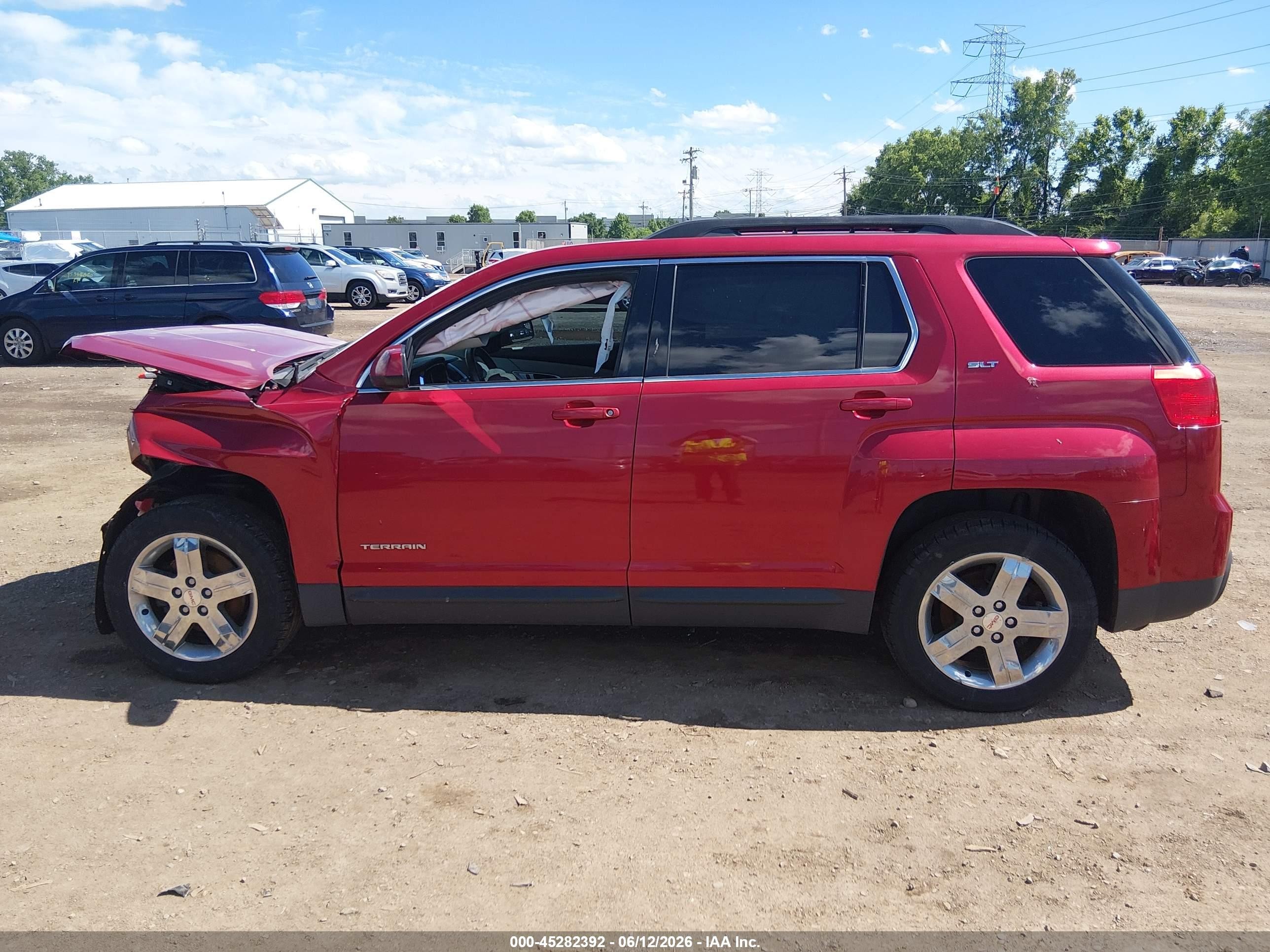 2013 Gmc Terrain Slt-1 Maroon vin: 2GKALUEK5D6292467
