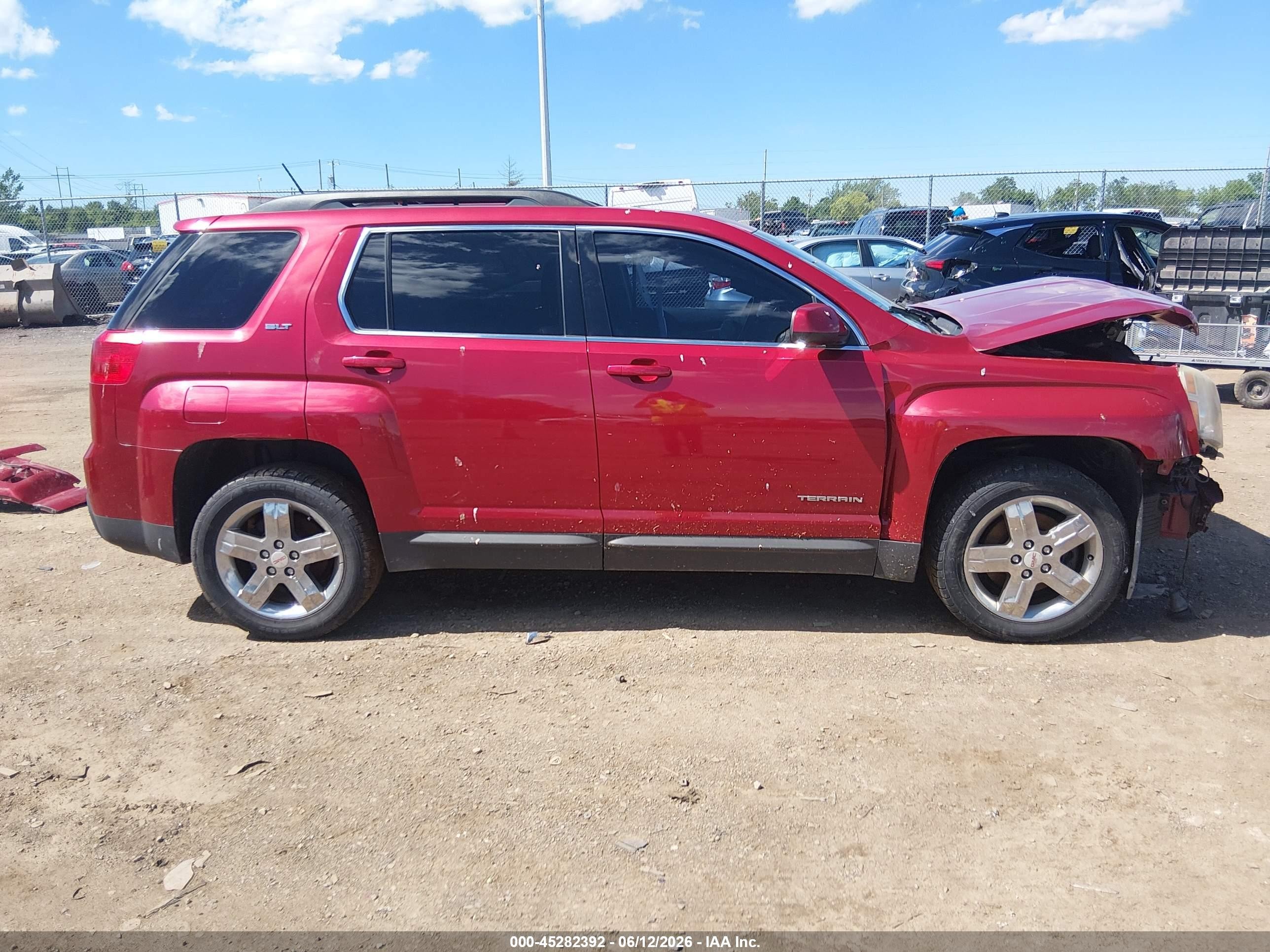 2013 Gmc Terrain Slt-1 Maroon vin: 2GKALUEK5D6292467