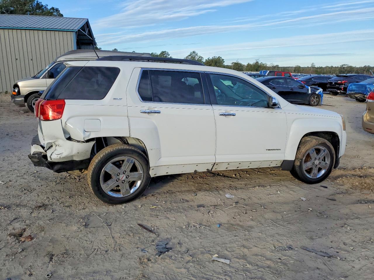2013 Gmc Terrain Slt White vin: 2GKALUEK5D6335494