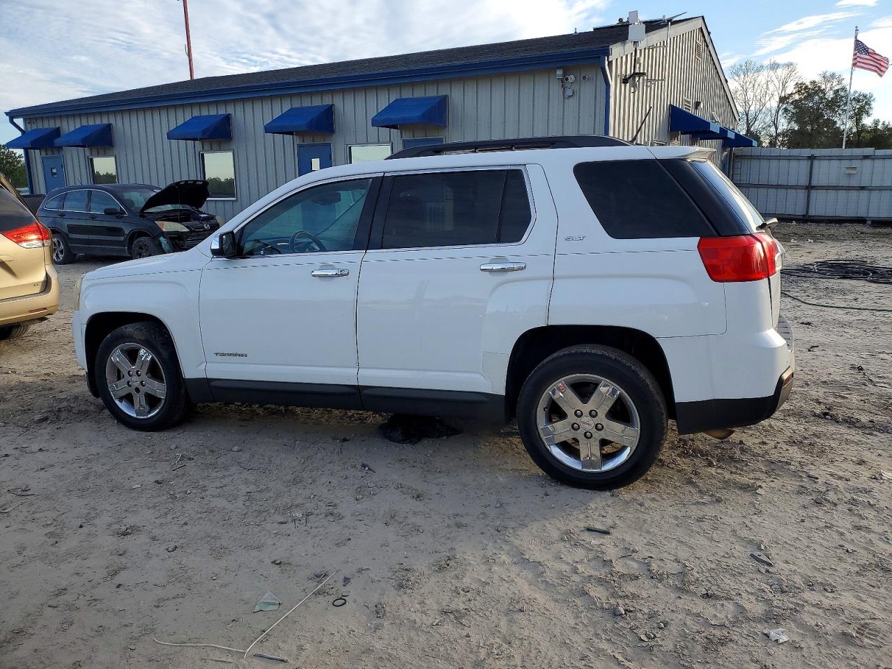 2013 Gmc Terrain Slt White vin: 2GKALUEK5D6335494