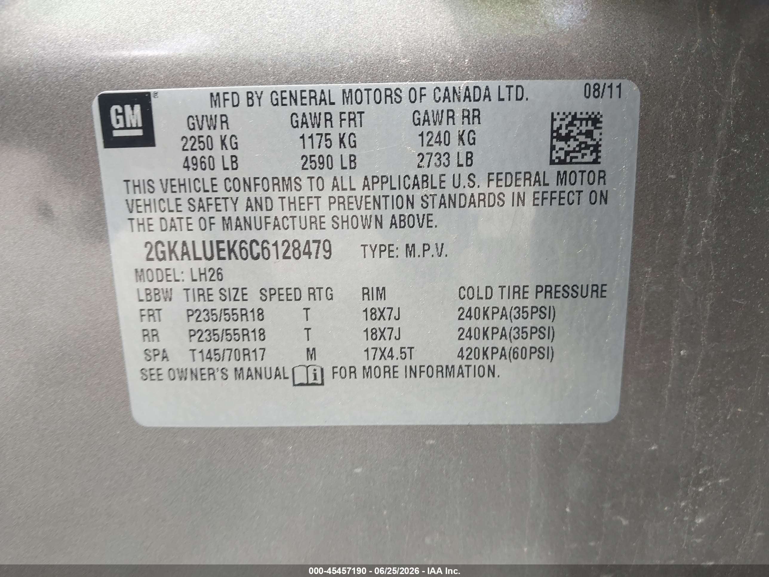 2012 Gmc Terrain Slt-1 Pewter vin: 2GKALUEK6C6128479