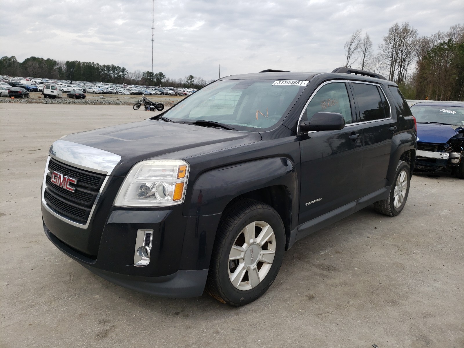 2013 Gmc Terrain Slt Gray vin: 2GKALUEK6D6182639