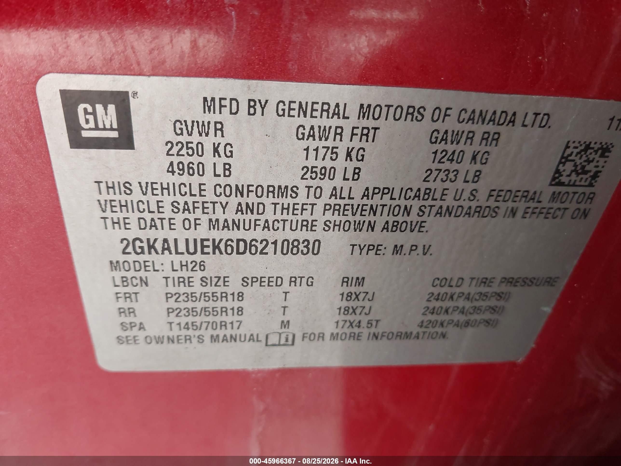 2013 Gmc Terrain Slt-1 Burgundy vin: 2GKALUEK6D6210830