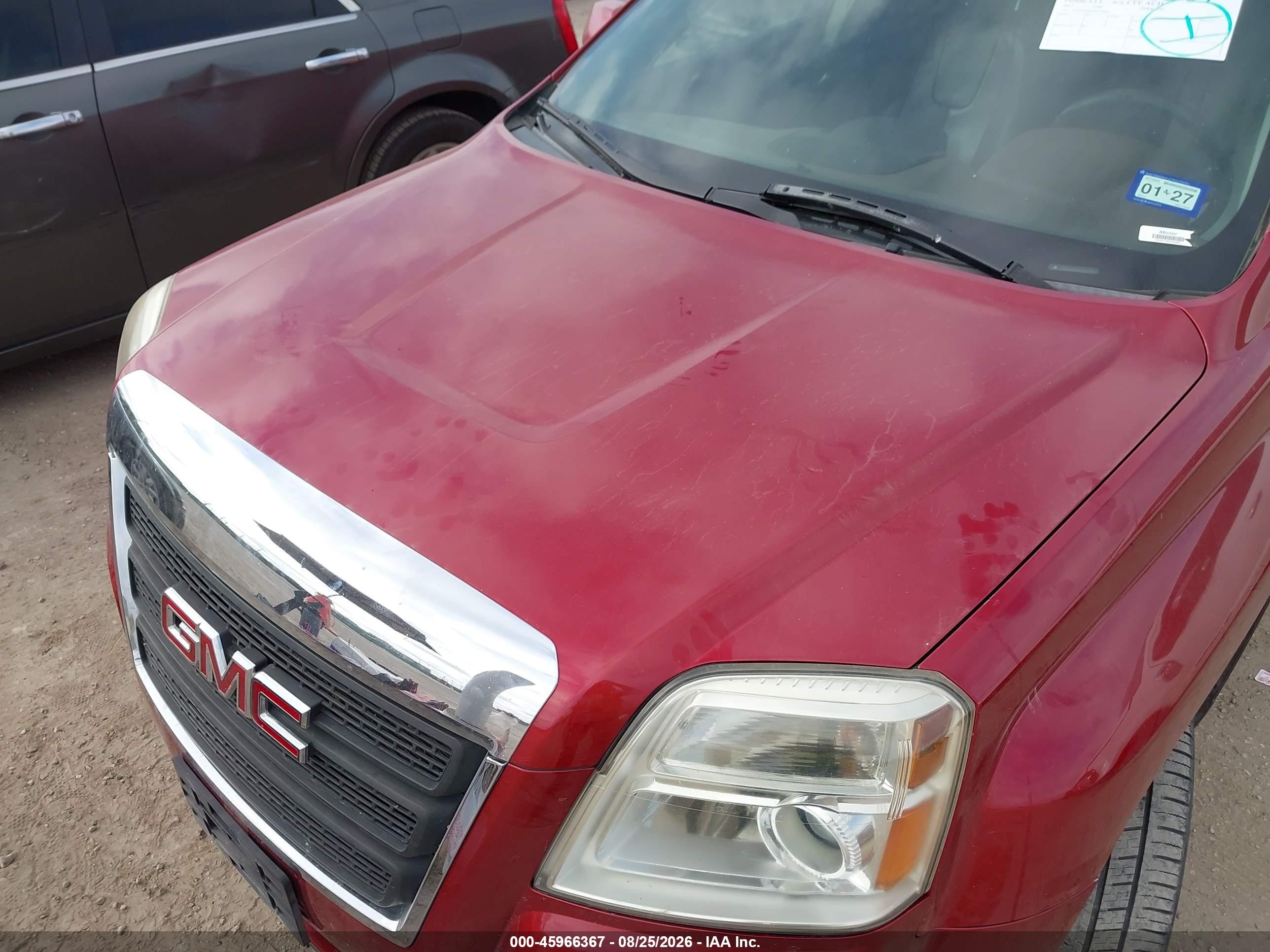 2013 Gmc Terrain Slt-1 Burgundy vin: 2GKALUEK6D6210830