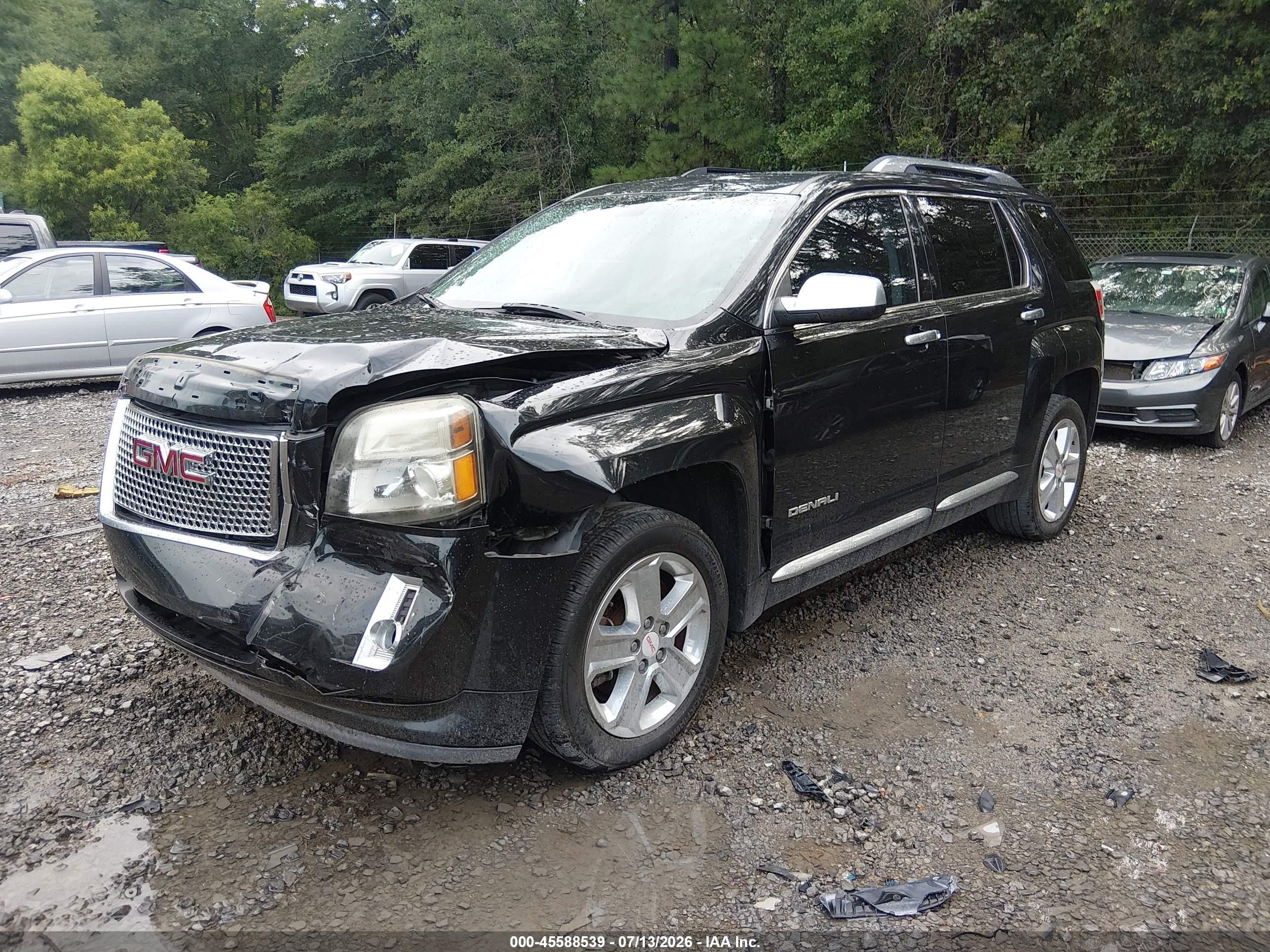 2015 Gmc Terrain Denali Black vin: 2GKALUEK6F6264177