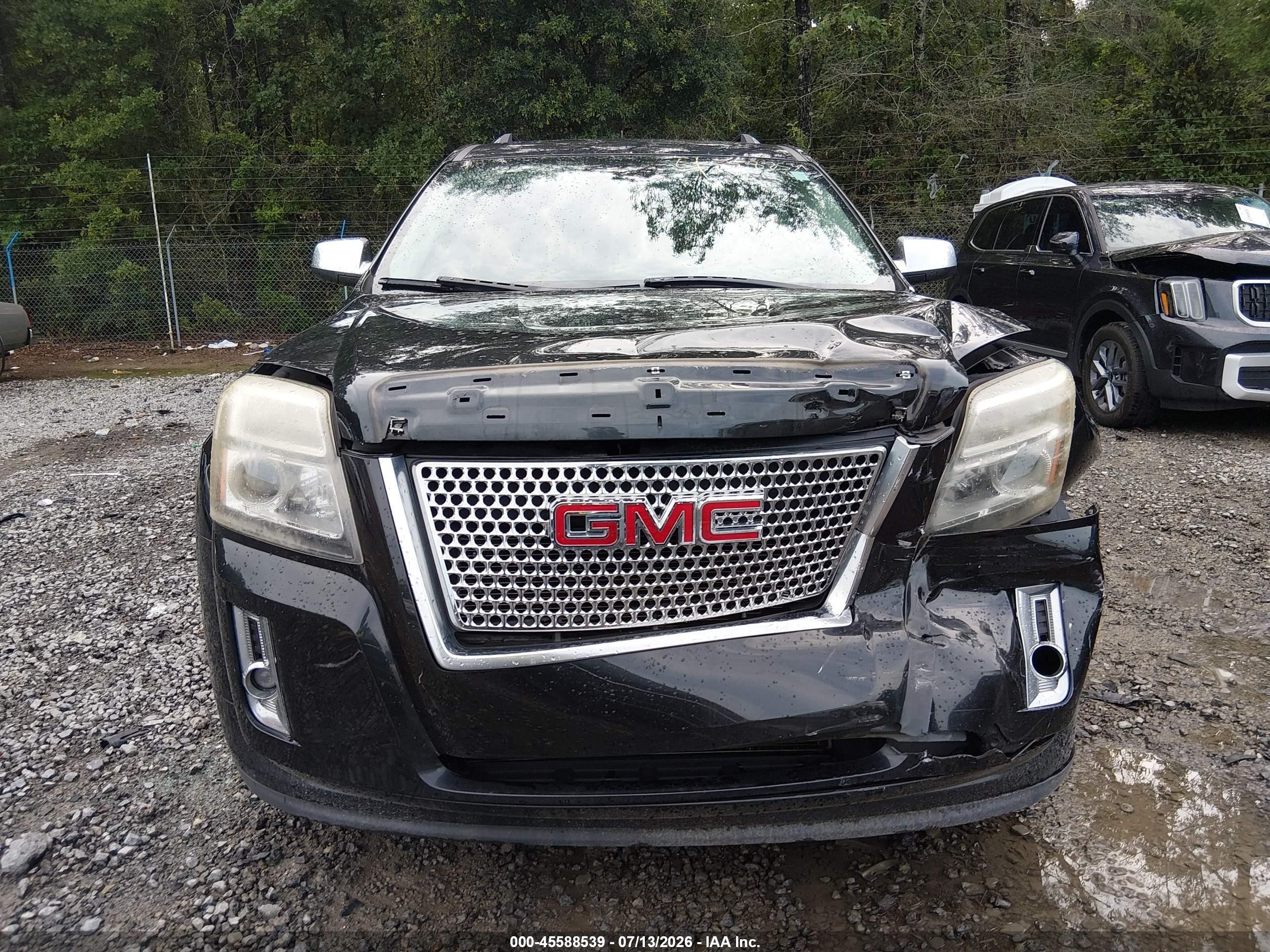 2015 Gmc Terrain Denali Black vin: 2GKALUEK6F6264177
