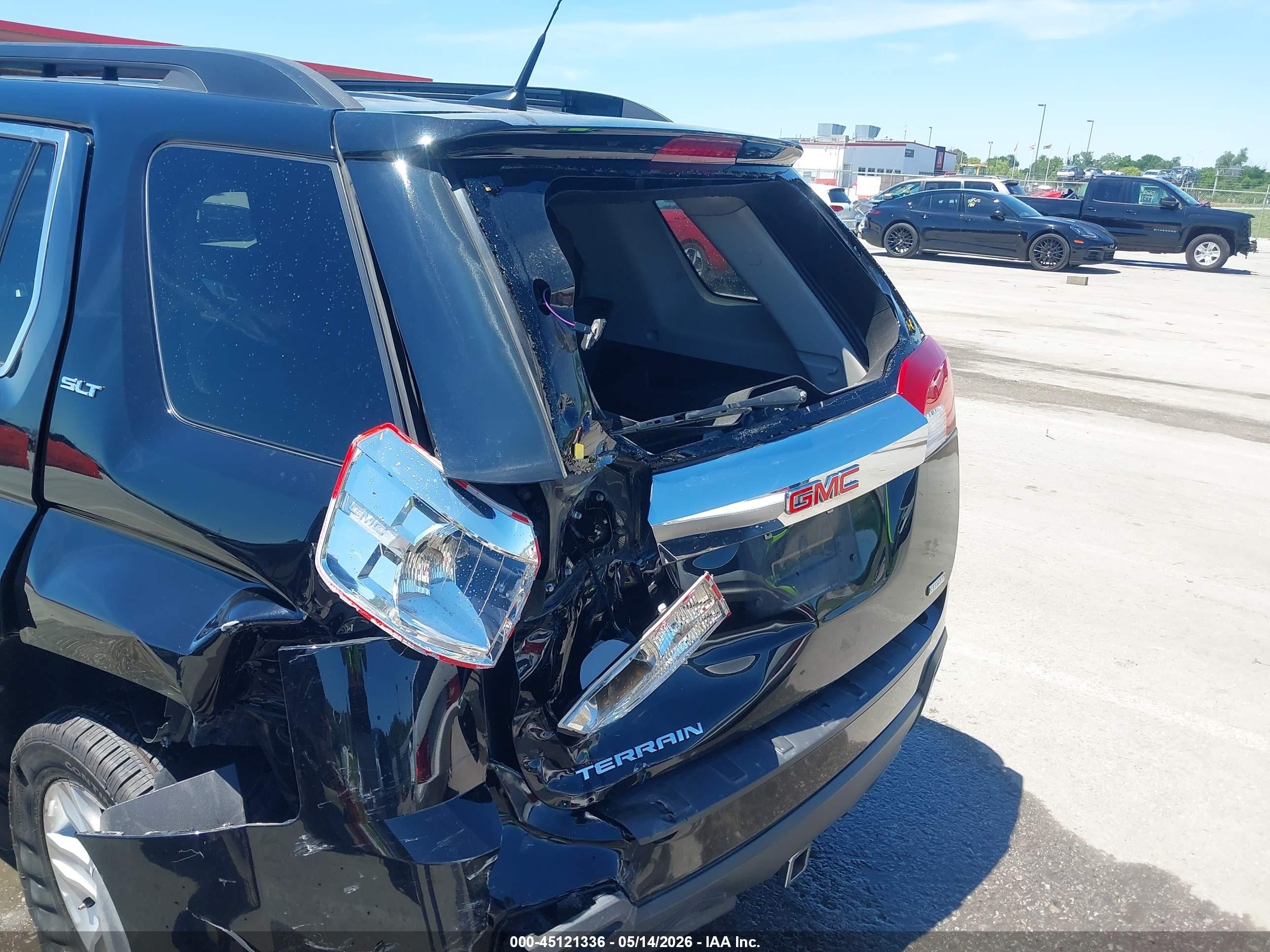 2012 Gmc Terrain Slt-1 Black vin: 2GKALUEK7C6118379