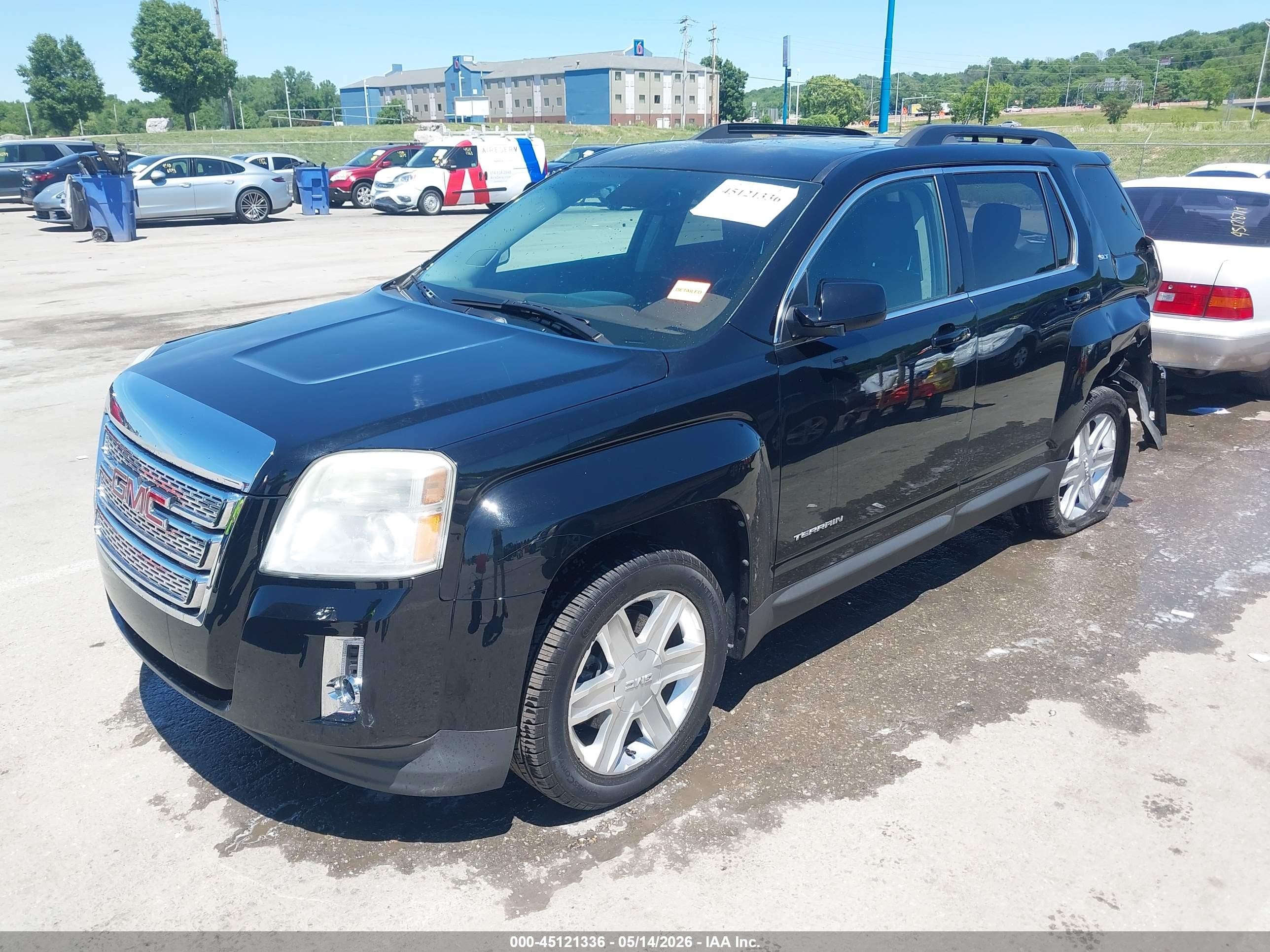 2012 Gmc Terrain Slt-1 Black vin: 2GKALUEK7C6118379