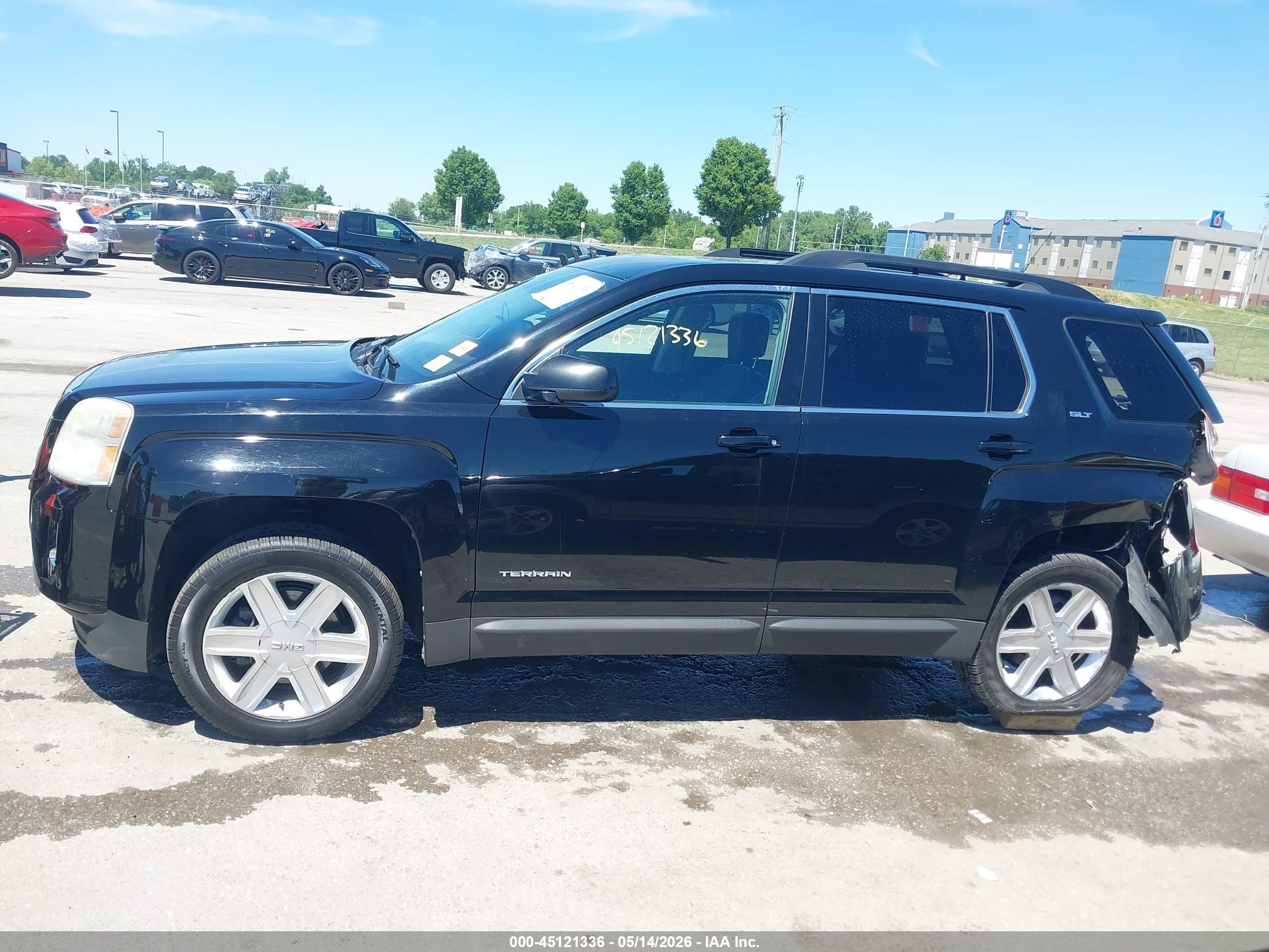 2012 Gmc Terrain Slt-1 Black vin: 2GKALUEK7C6118379