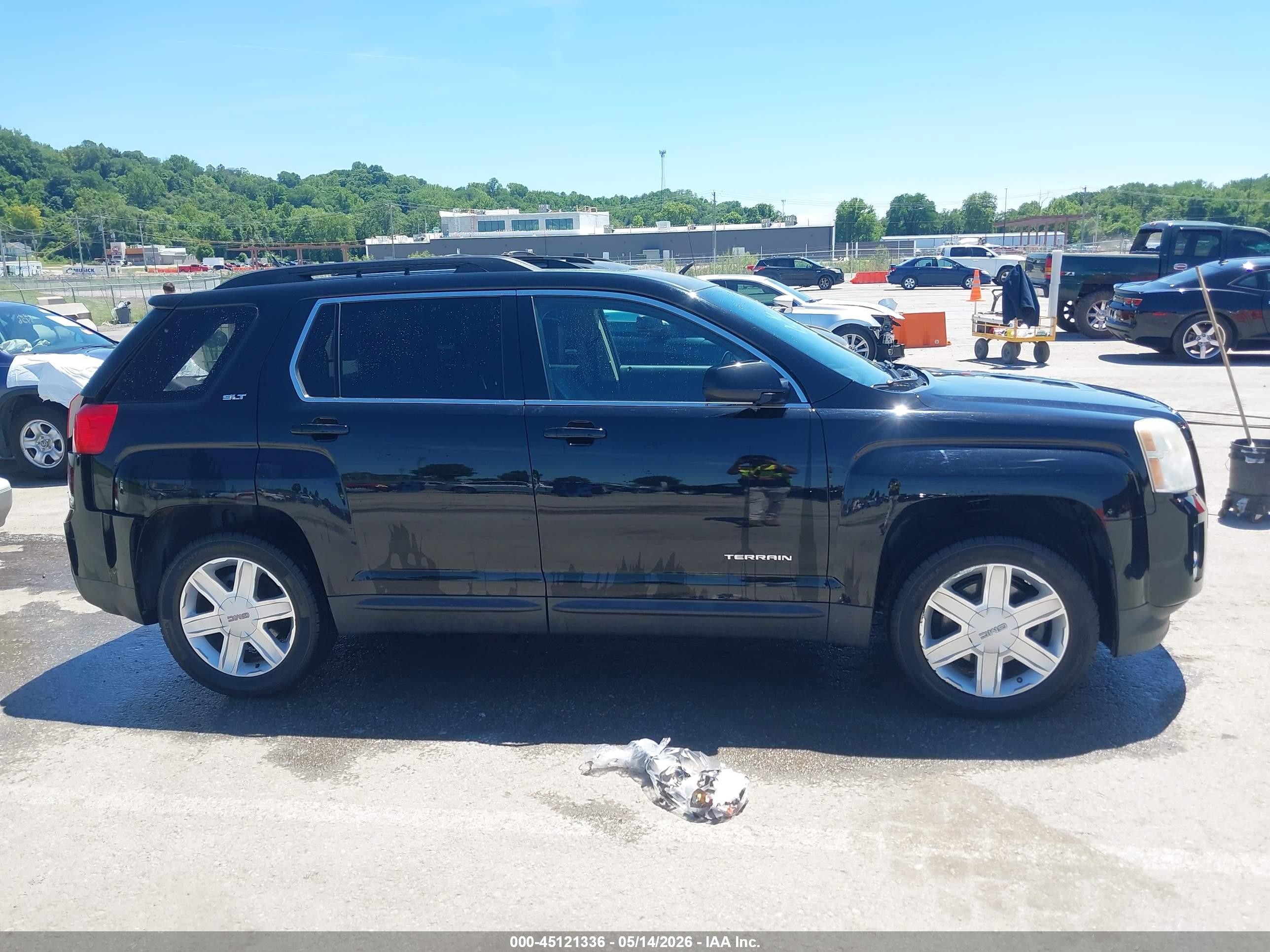 2012 Gmc Terrain Slt-1 Black vin: 2GKALUEK7C6118379