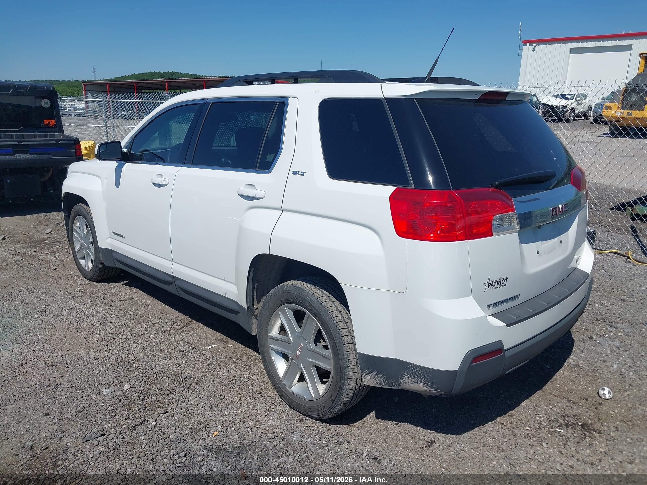 2012 Gmc Terrain Slt-1 White vin: 2GKALUEK7C6127759