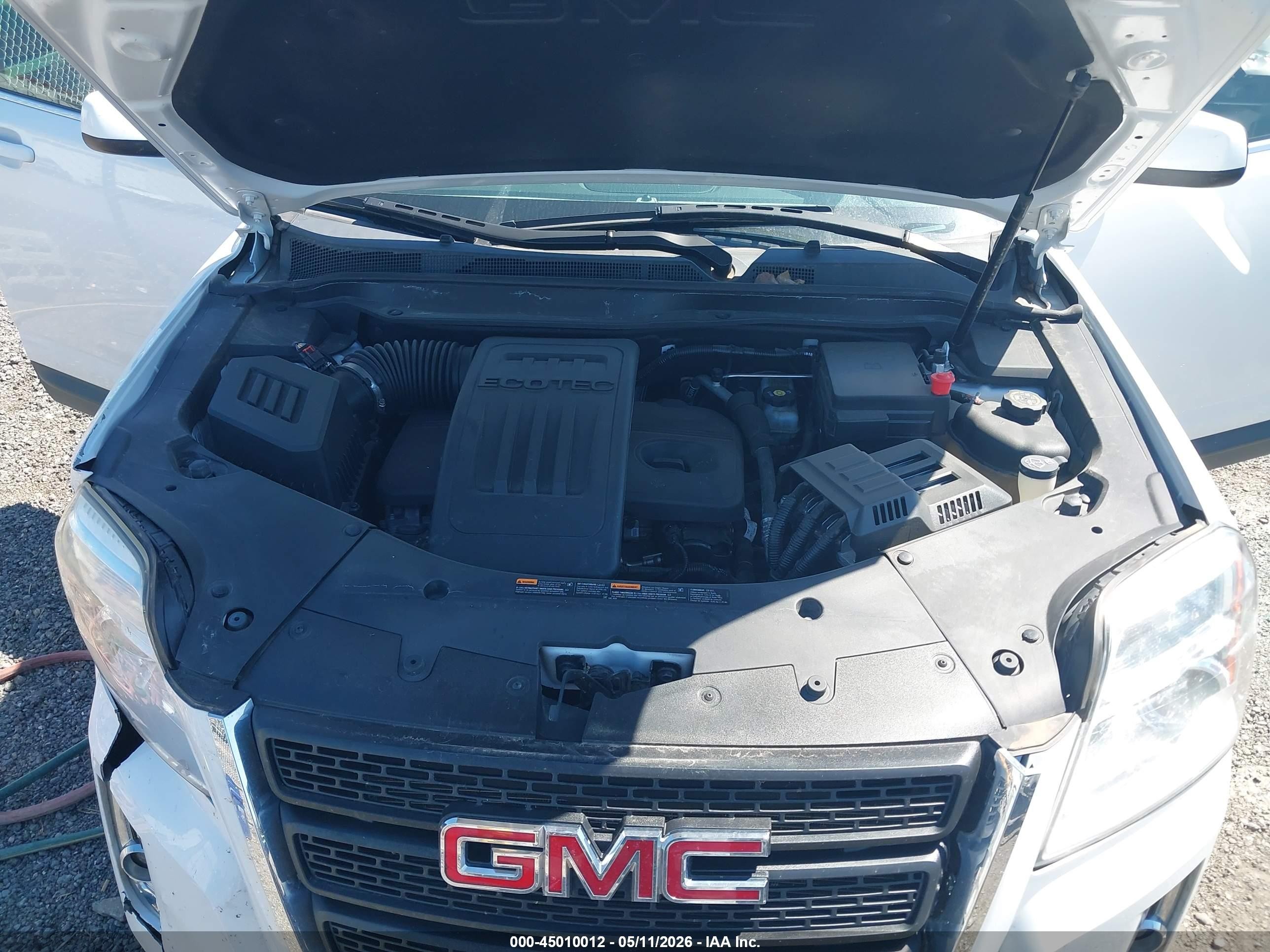 2012 Gmc Terrain Slt-1 White vin: 2GKALUEK7C6127759