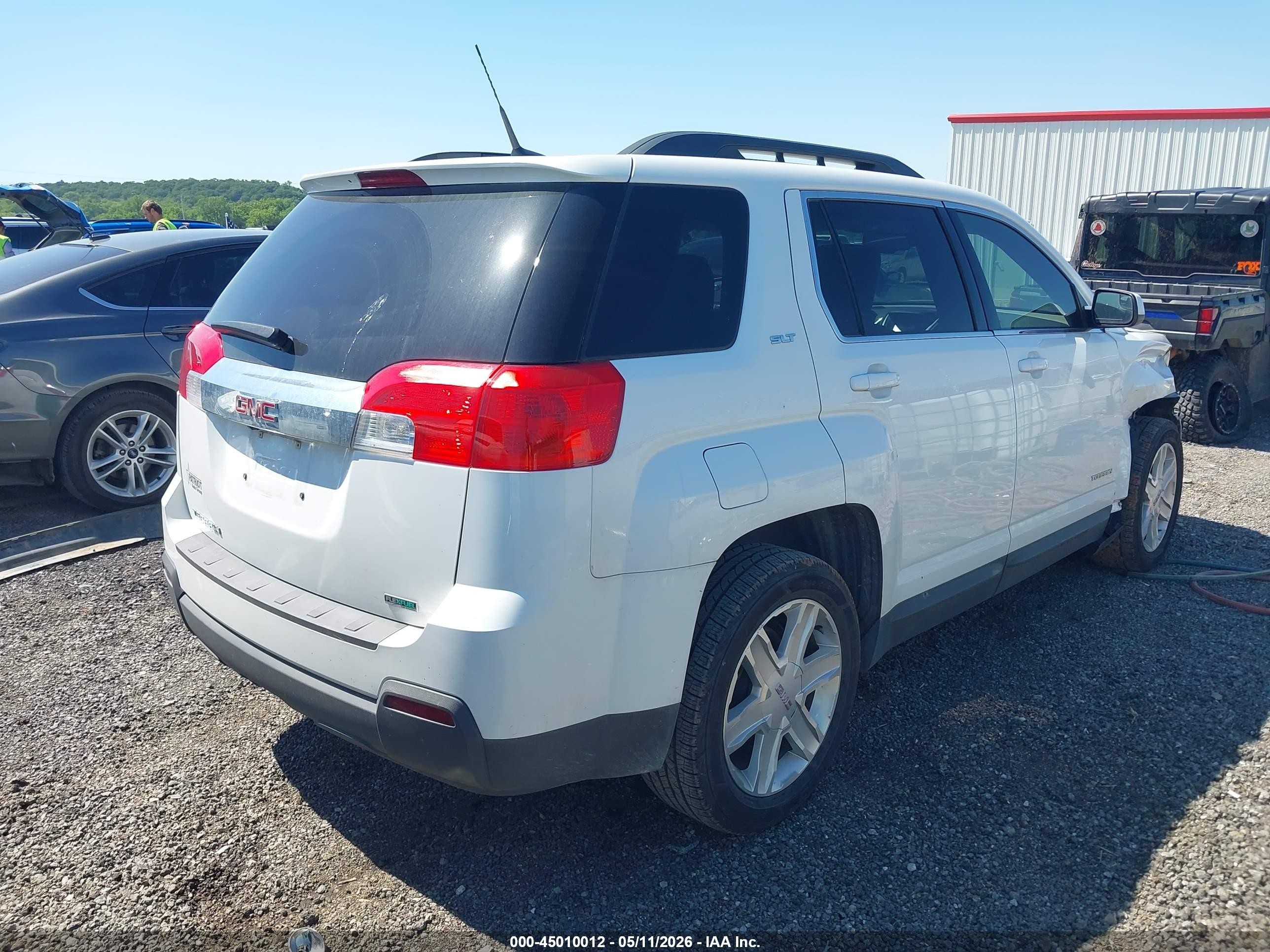 2012 Gmc Terrain Slt-1 White vin: 2GKALUEK7C6127759