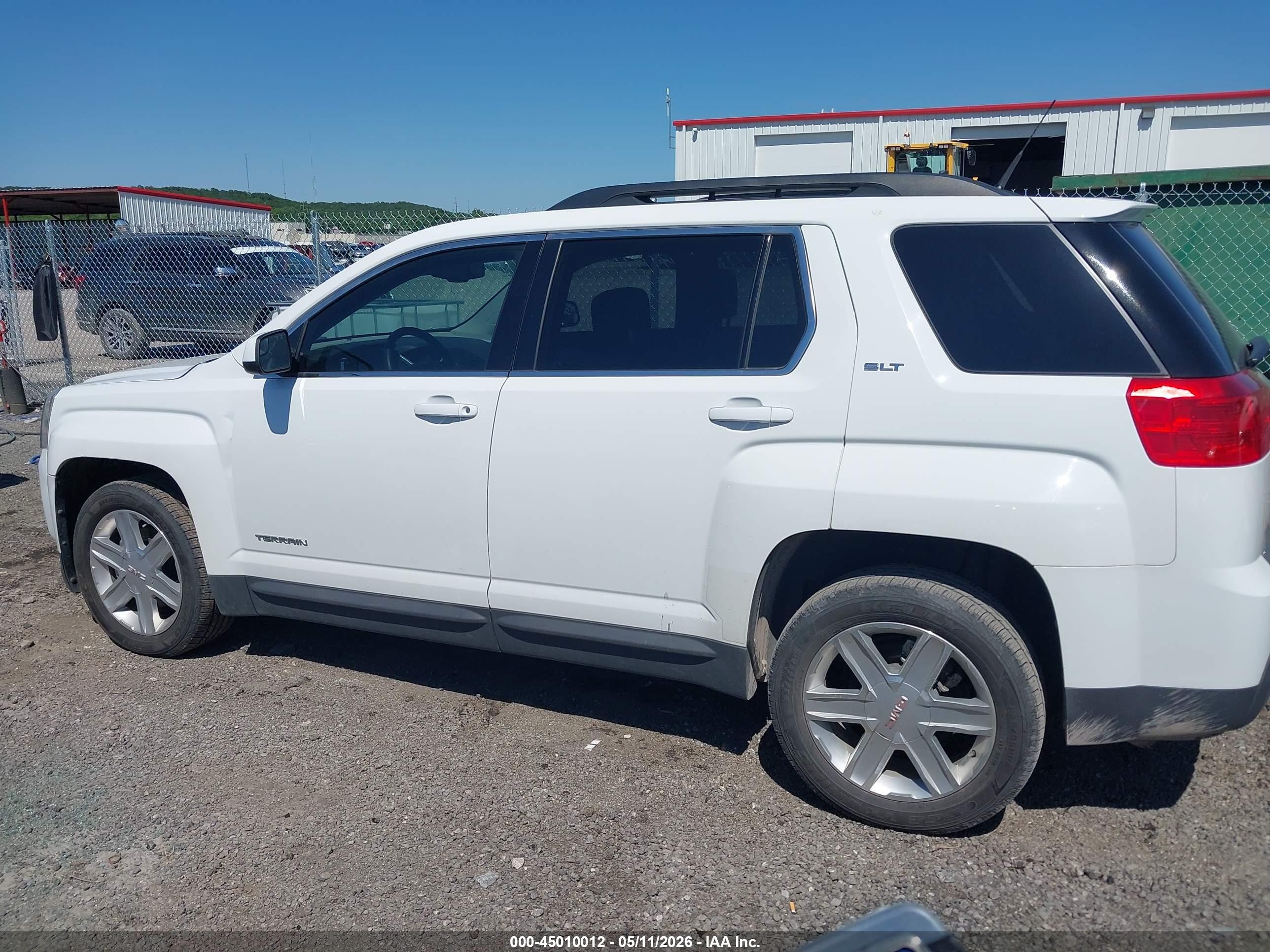 2012 Gmc Terrain Slt-1 White vin: 2GKALUEK7C6127759