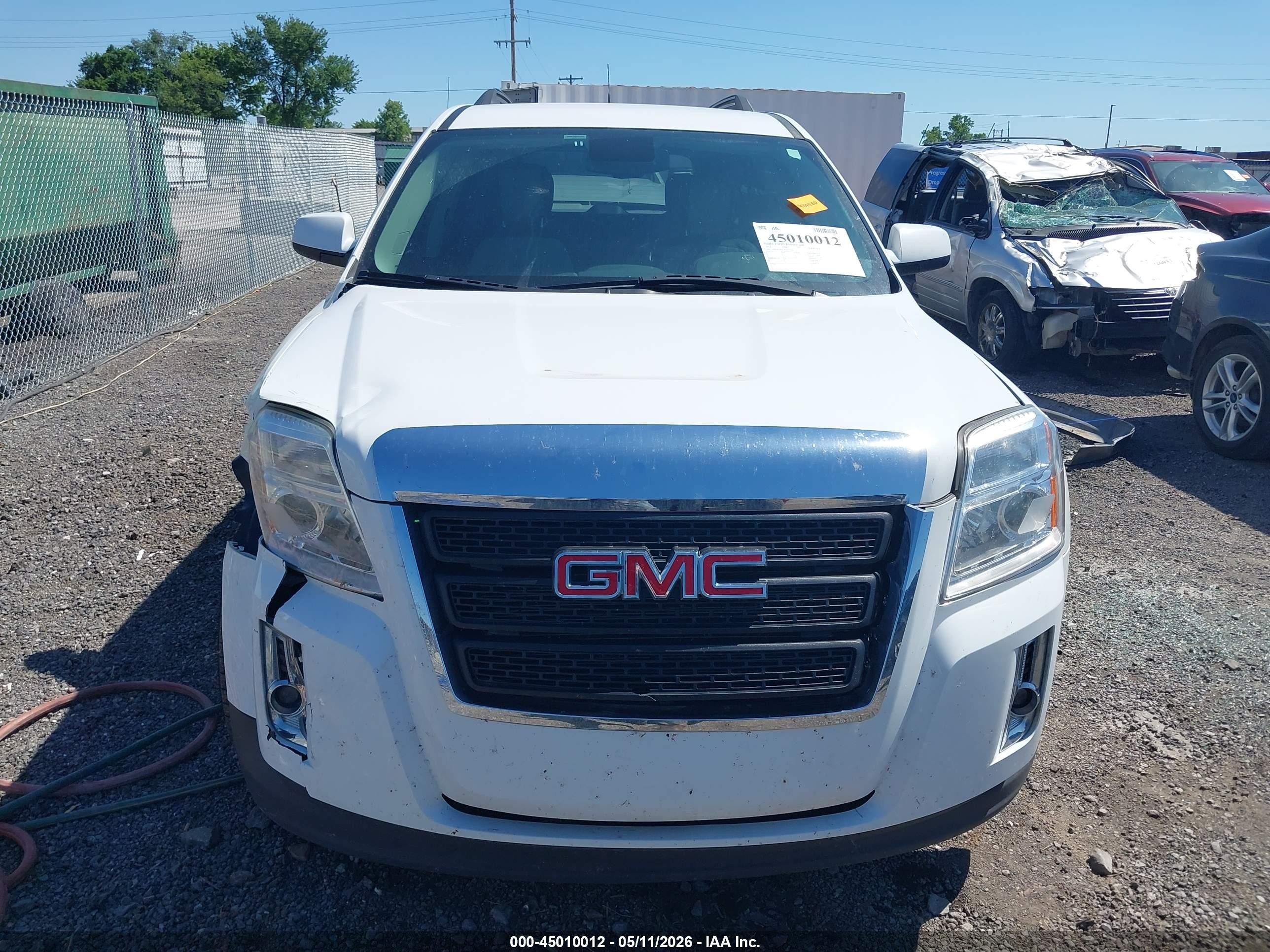 2012 Gmc Terrain Slt-1 White vin: 2GKALUEK7C6127759