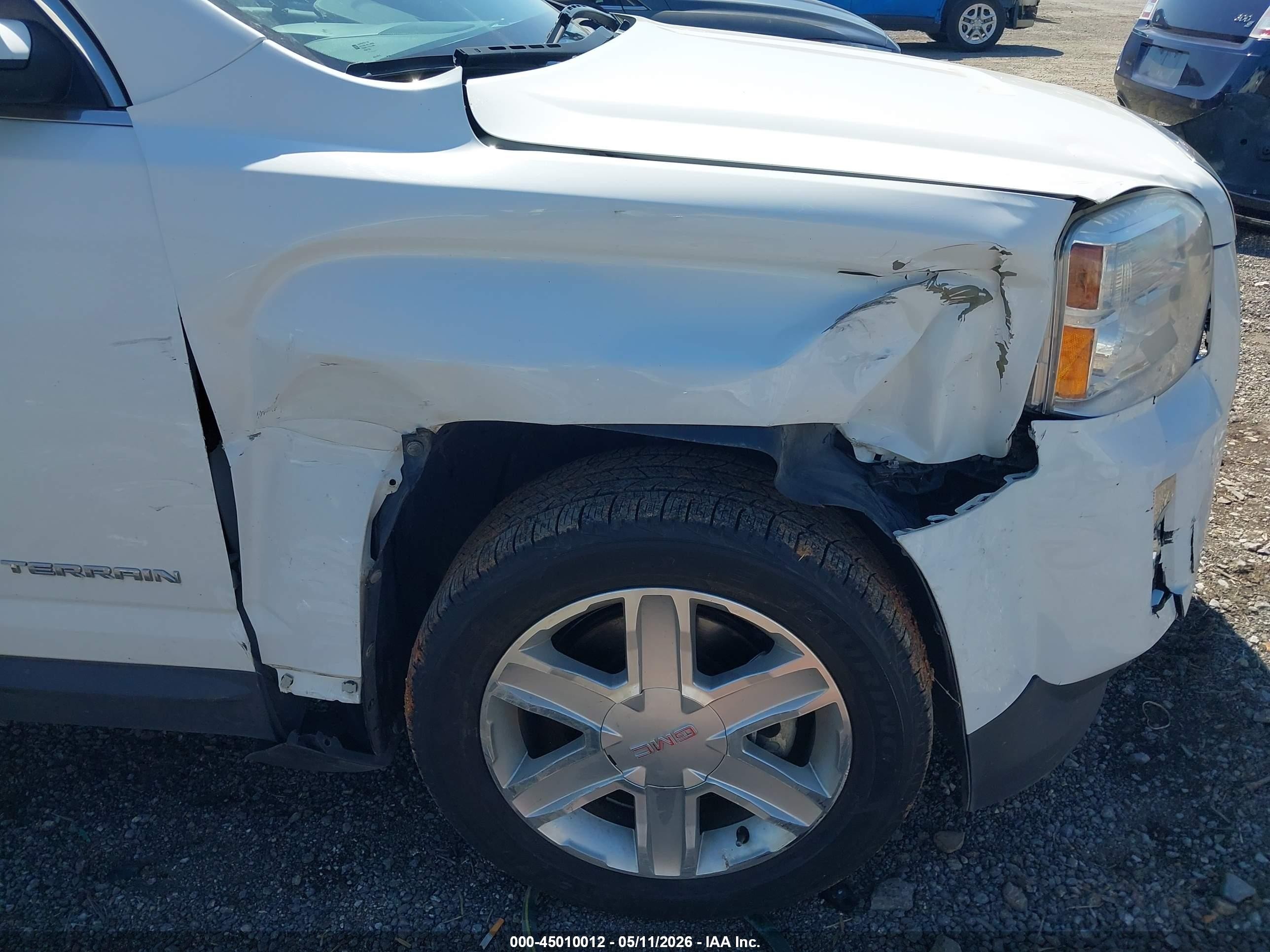 2012 Gmc Terrain Slt-1 White vin: 2GKALUEK7C6127759