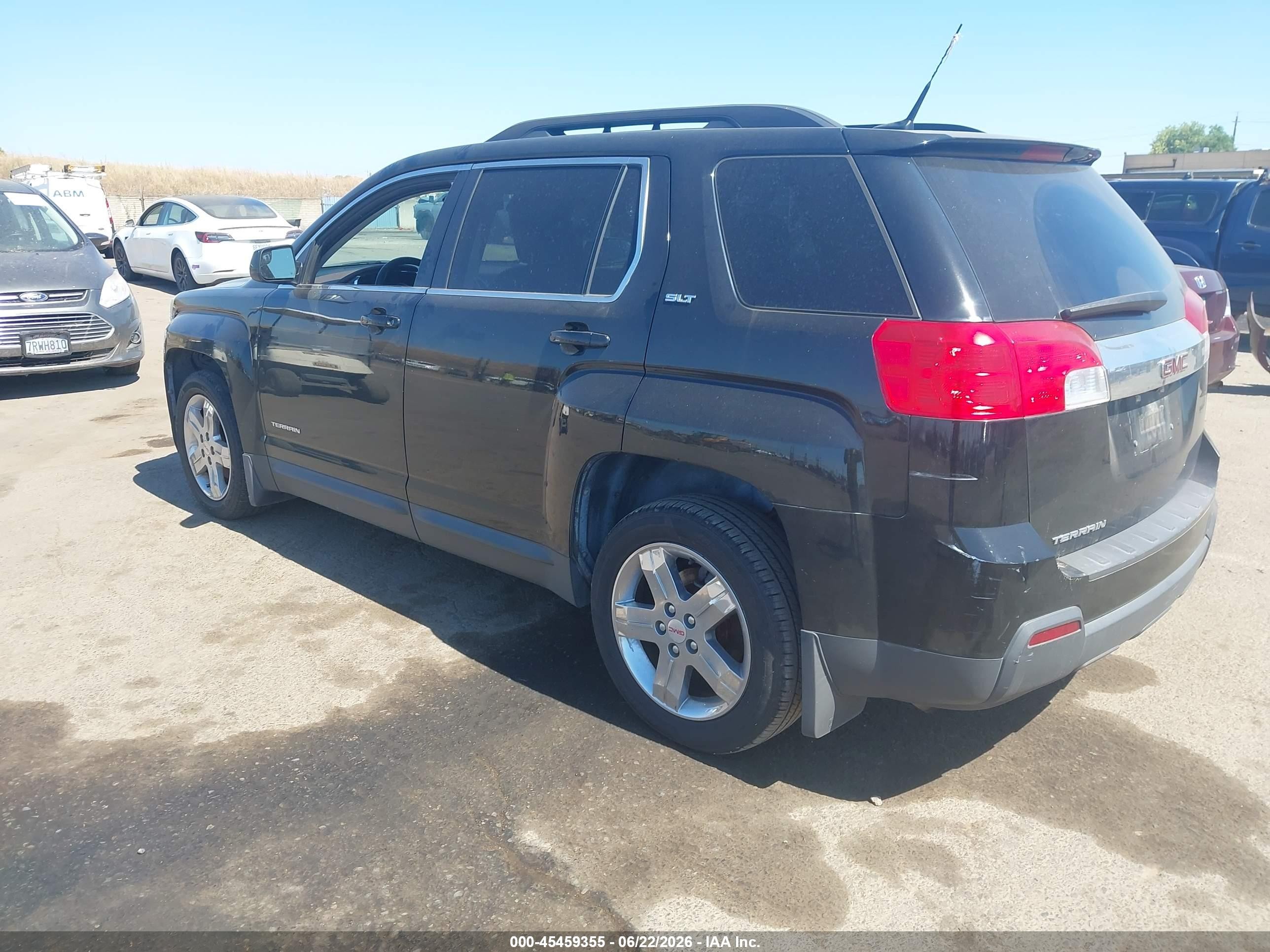 2012 Gmc Terrain Slt-1 Black vin: 2GKALUEK7C6285454
