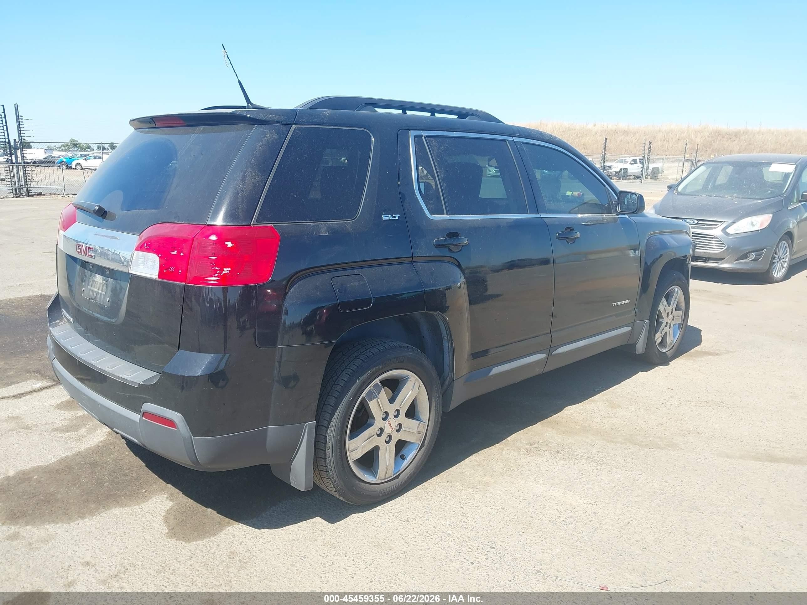 2012 Gmc Terrain Slt-1 Black vin: 2GKALUEK7C6285454