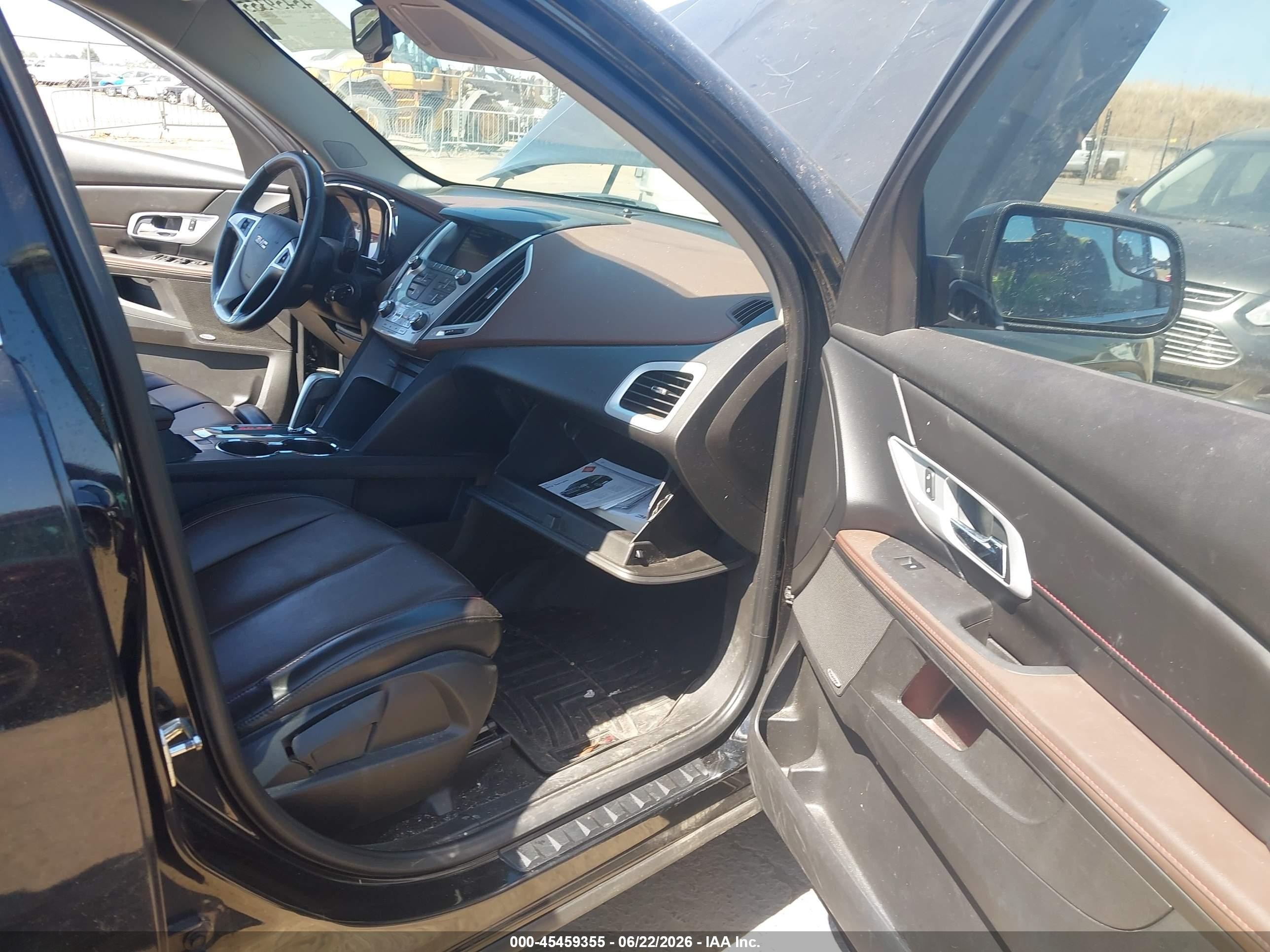 2012 Gmc Terrain Slt-1 Black vin: 2GKALUEK7C6285454