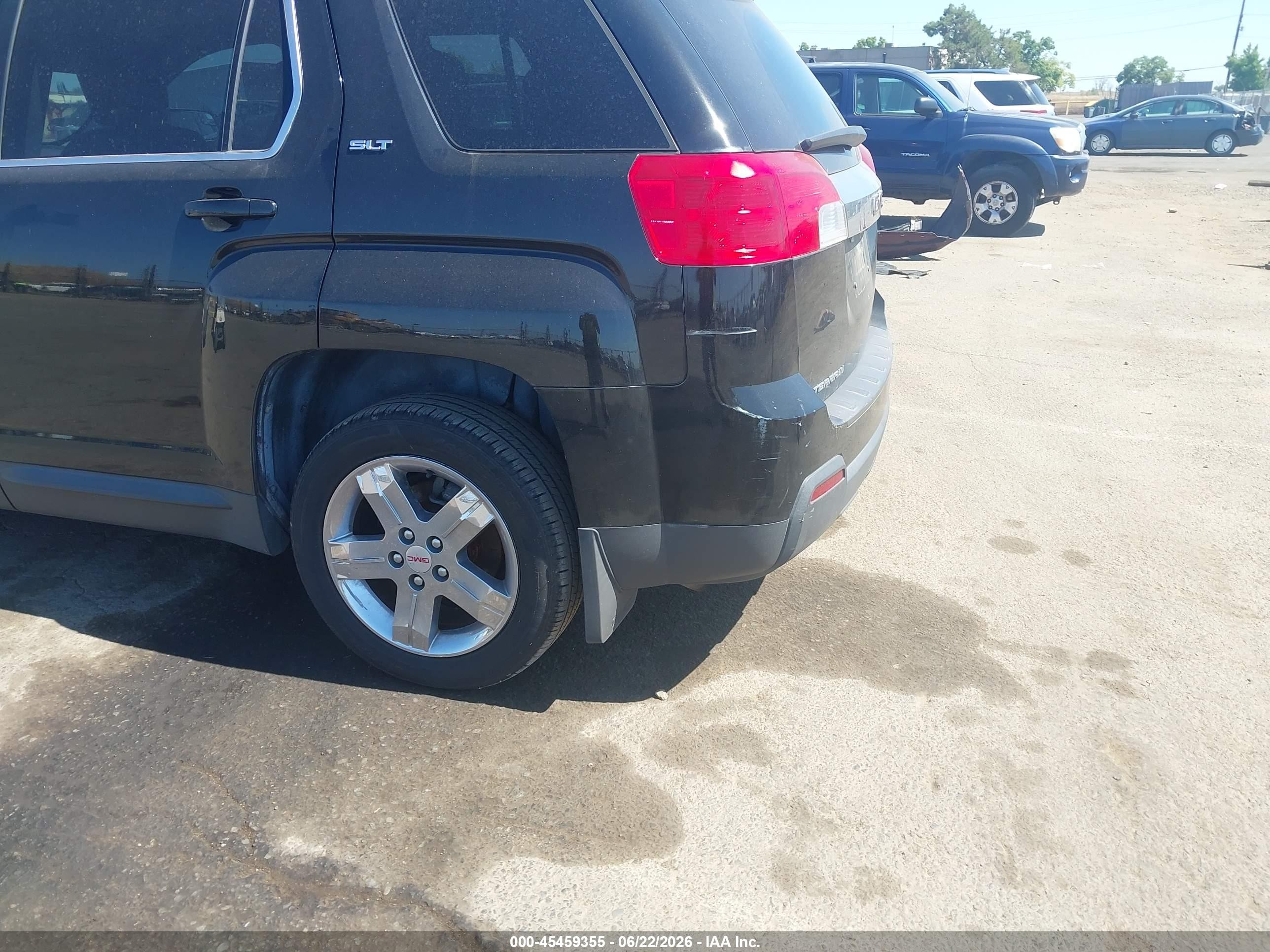 2012 Gmc Terrain Slt-1 Black vin: 2GKALUEK7C6285454
