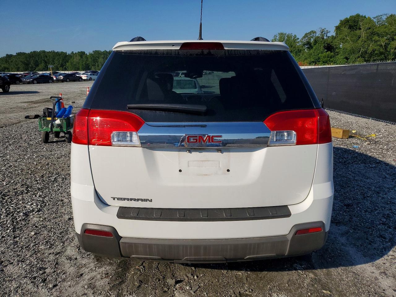 2013 Gmc Terrain Slt White vin: 2GKALUEK7D6119145
