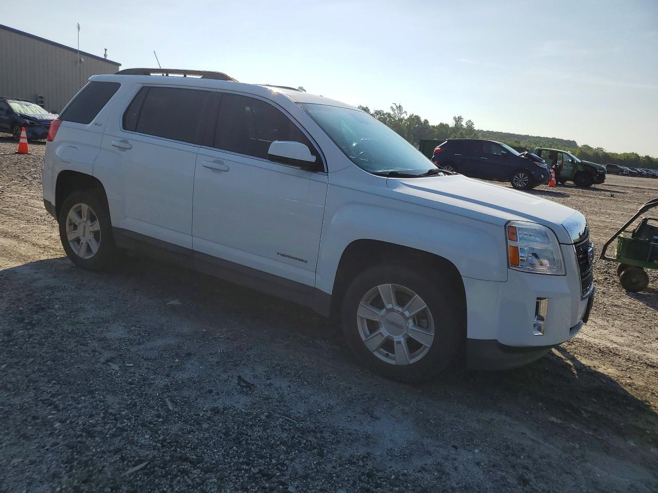 2013 Gmc Terrain Slt White vin: 2GKALUEK7D6119145