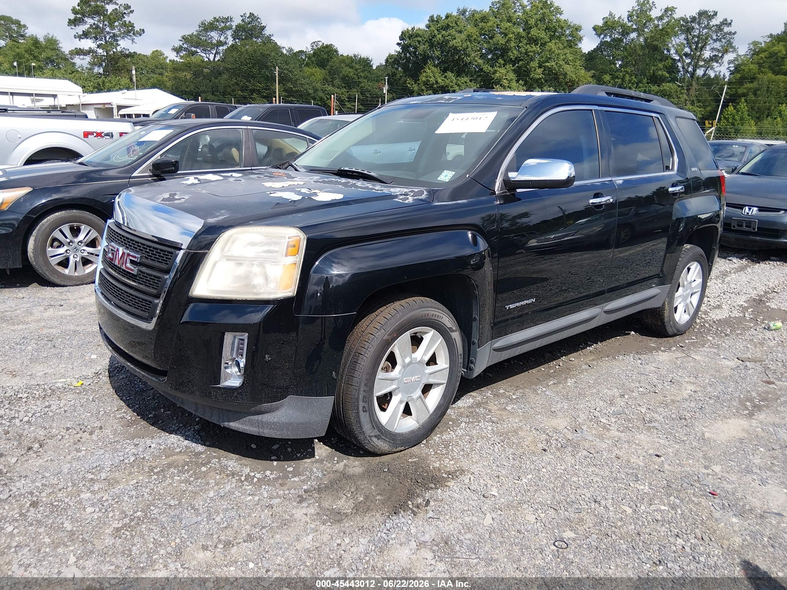 2013 Gmc Terrain Slt-1 Black vin: 2GKALUEK7D6143820