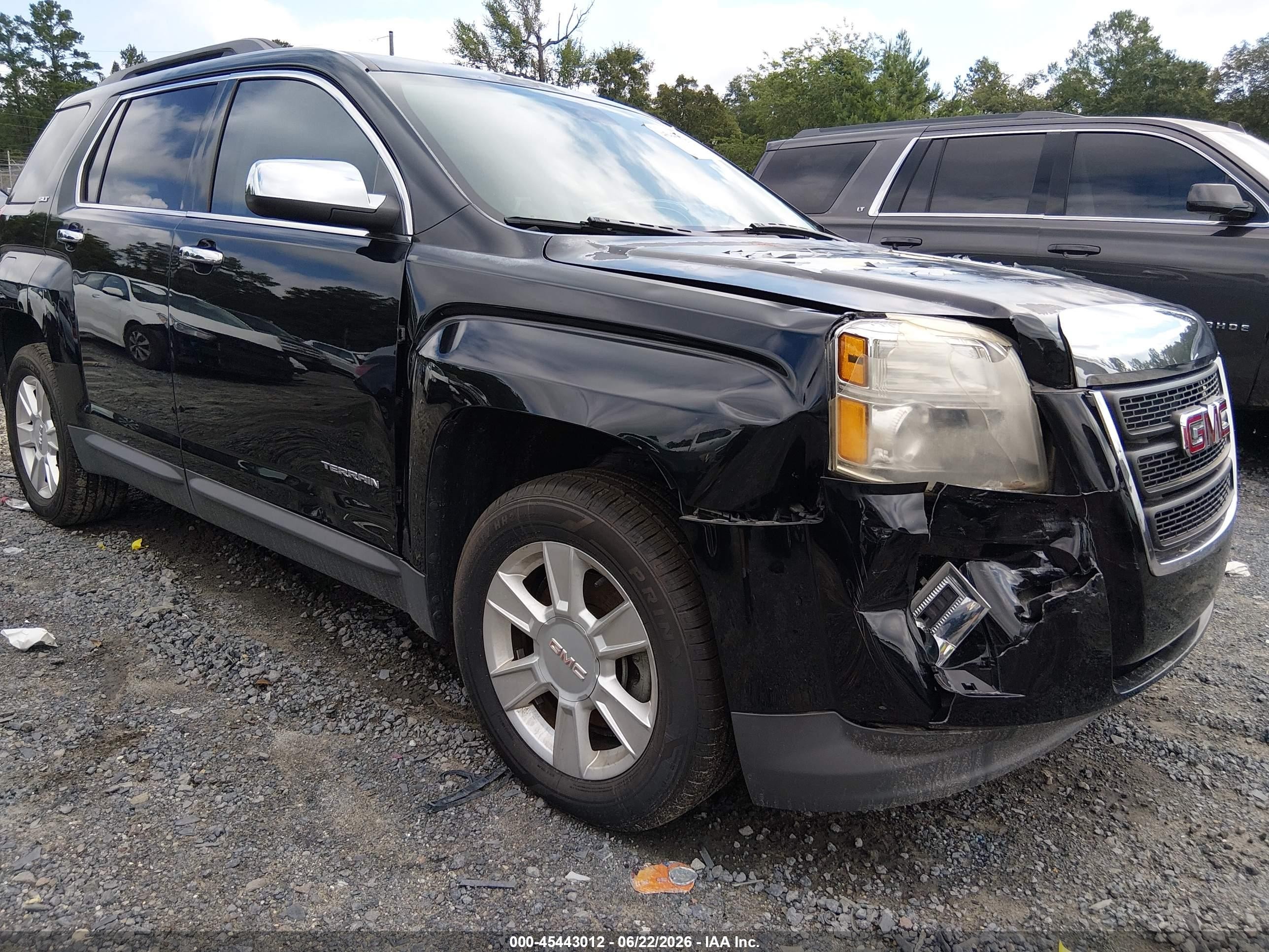 2013 Gmc Terrain Slt-1 Black vin: 2GKALUEK7D6143820