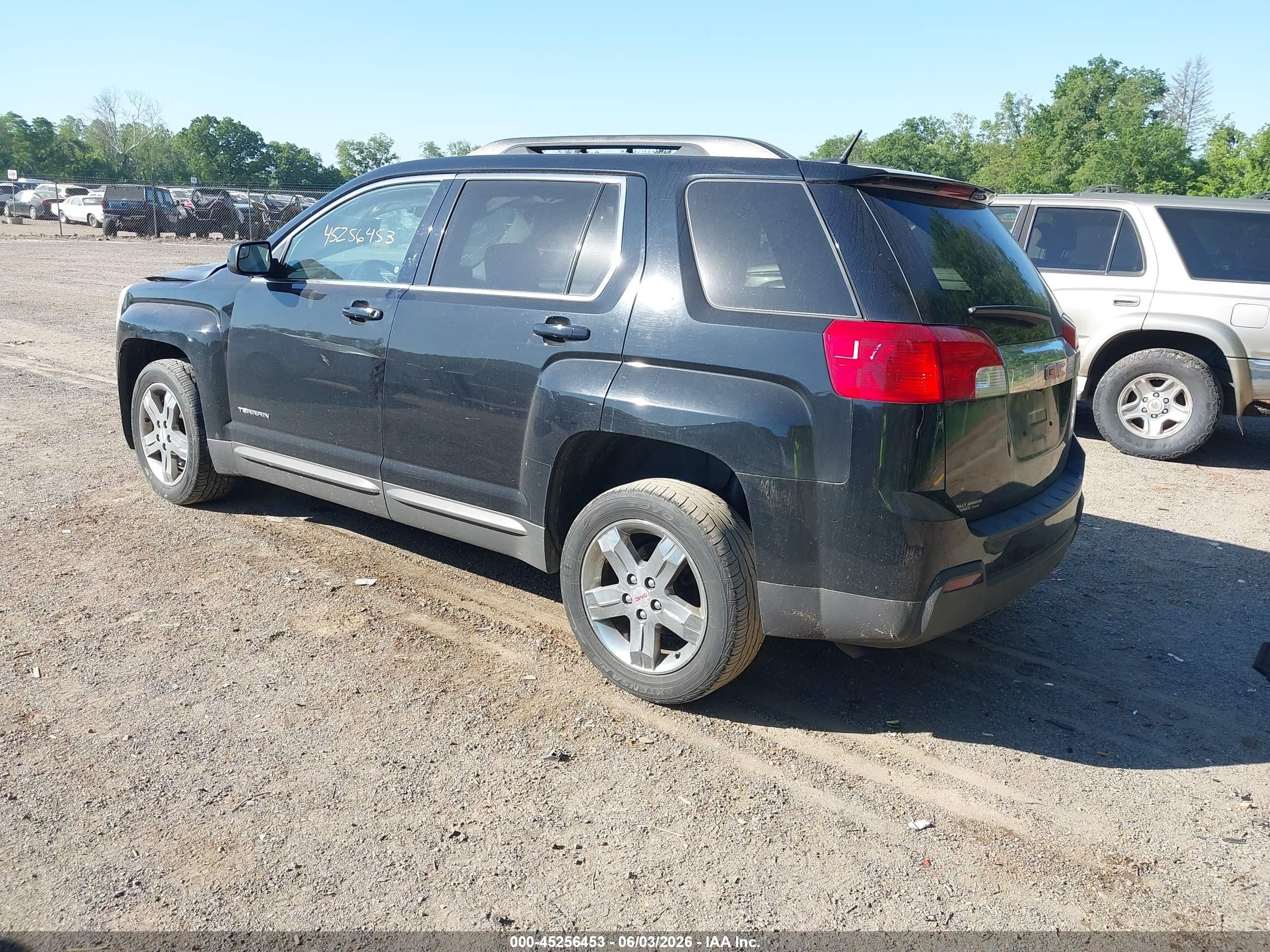 2013 Gmc Terrain Slt-1 Black vin: 2GKALUEK7D6297573
