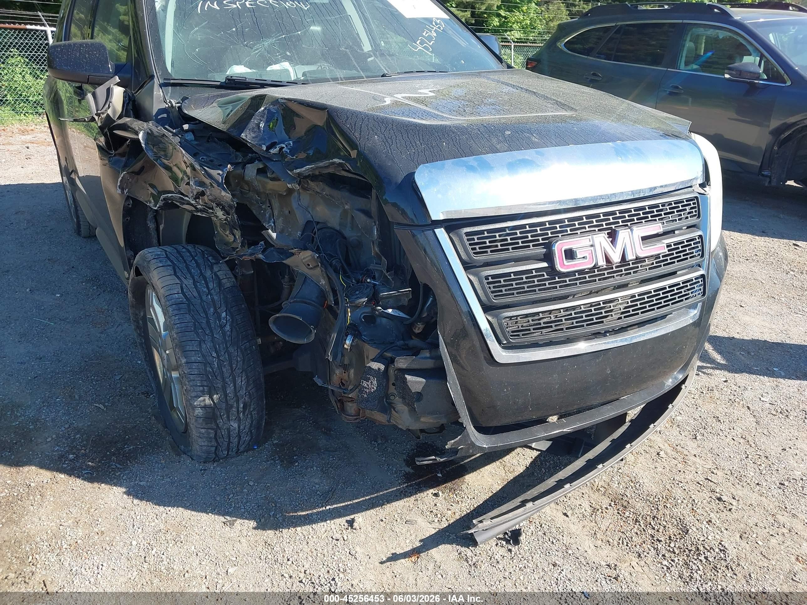 2013 Gmc Terrain Slt-1 Black vin: 2GKALUEK7D6297573