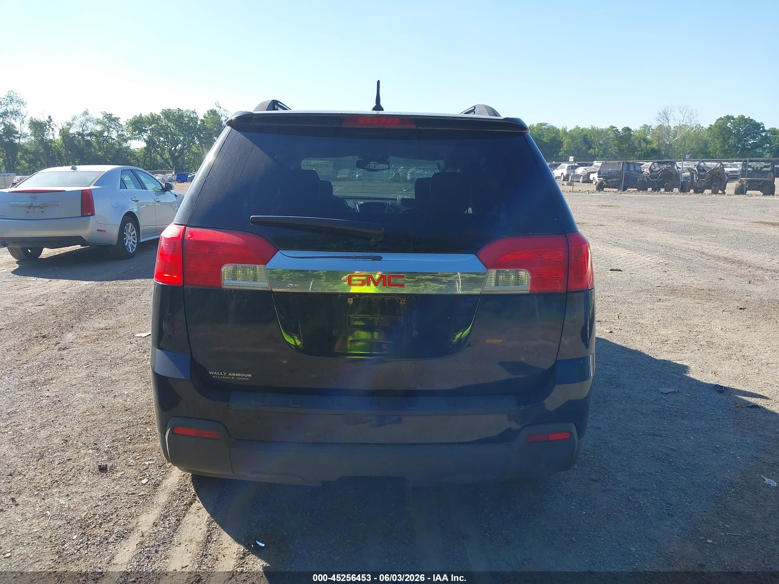 2013 Gmc Terrain Slt-1 Black vin: 2GKALUEK7D6297573