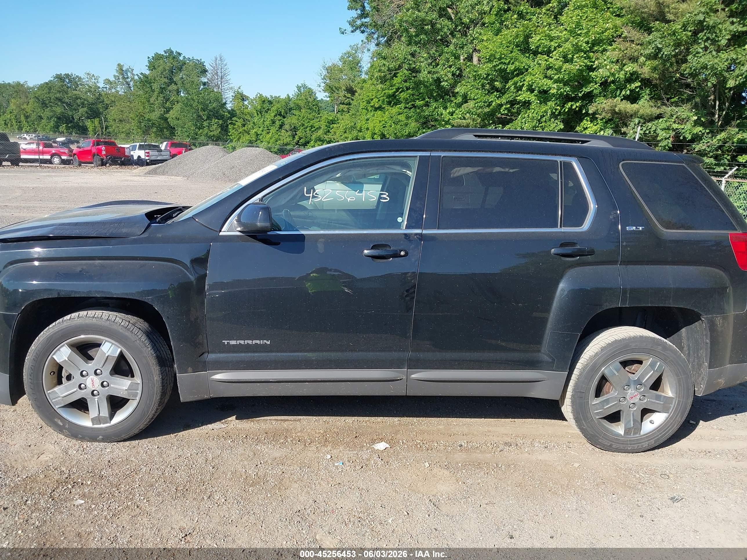 2013 Gmc Terrain Slt-1 Black vin: 2GKALUEK7D6297573