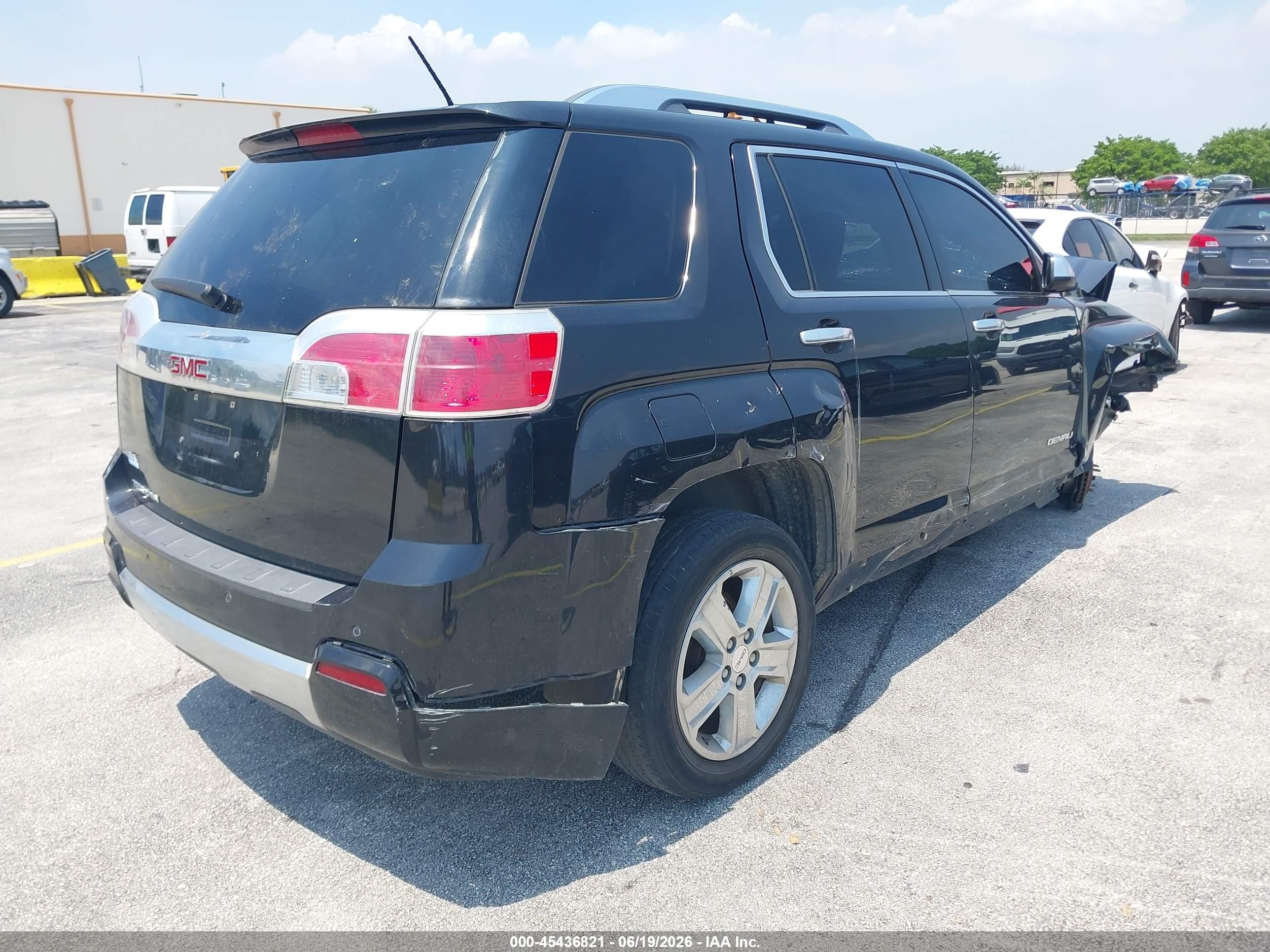 2015 Gmc Terrain Denali Black vin: 2GKALUEK7F6270764