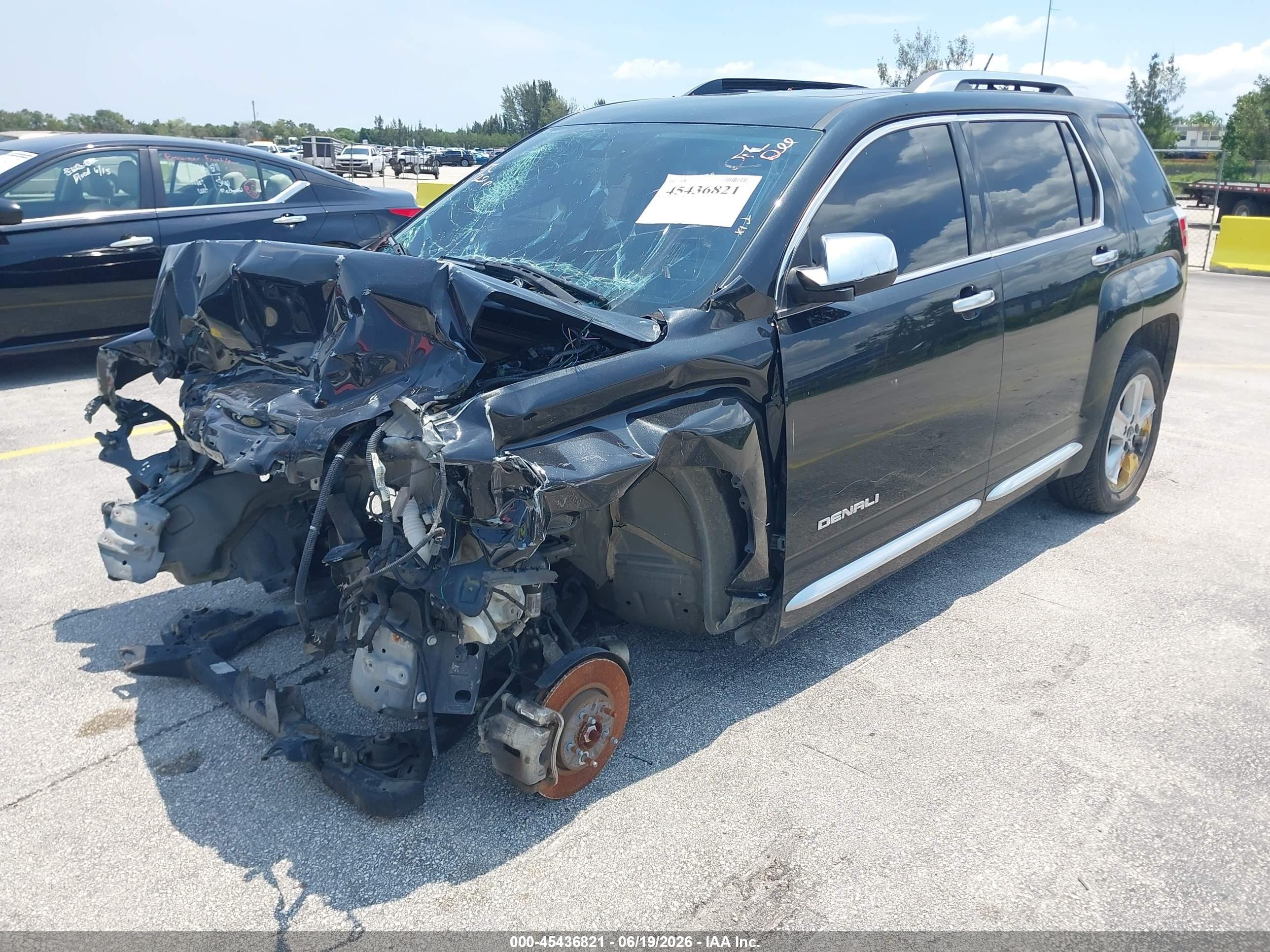 2015 Gmc Terrain Denali Black vin: 2GKALUEK7F6270764