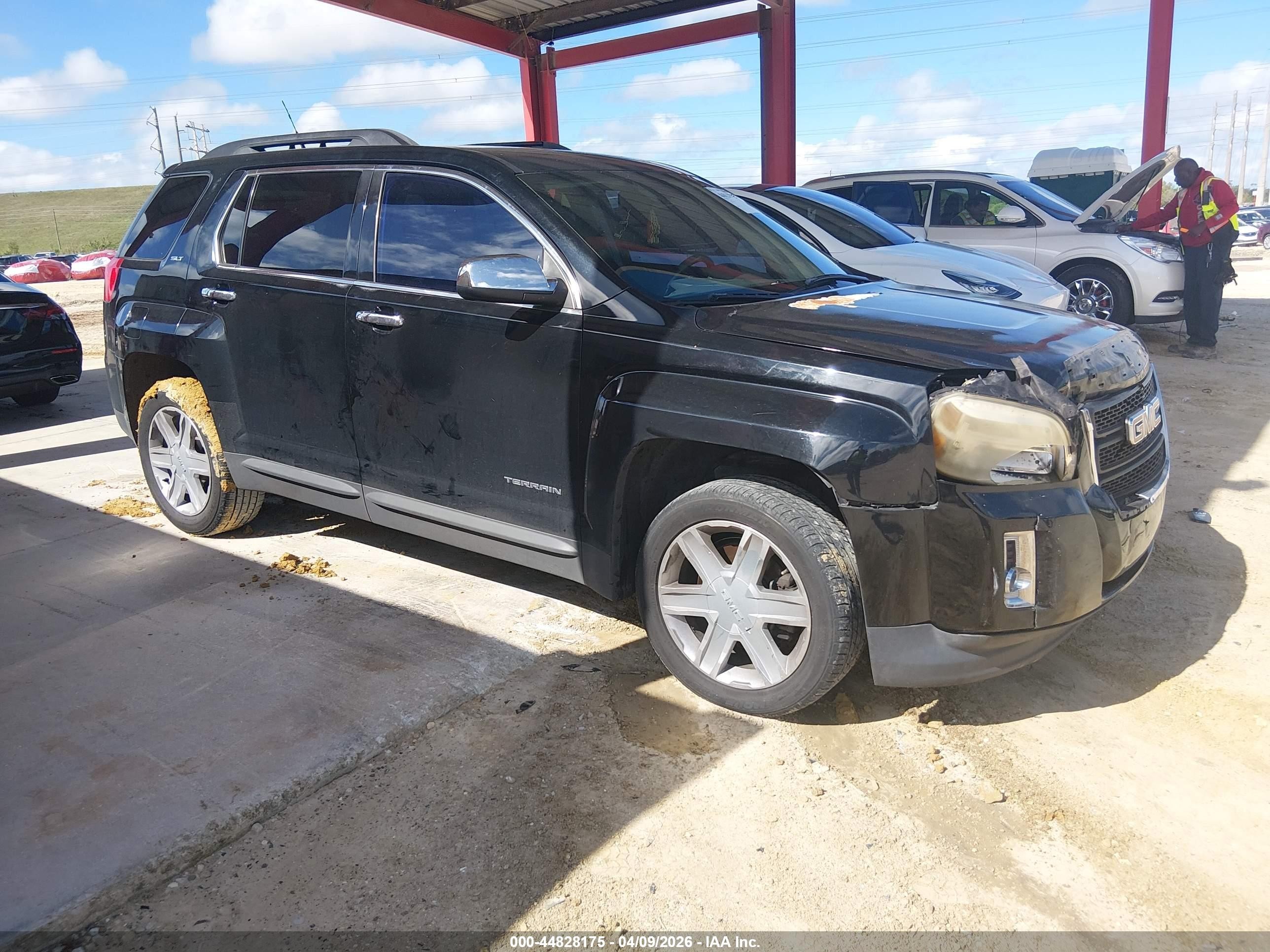 2012 Gmc Terrain Slt-1 Black vin: 2GKALUEK8C6270204