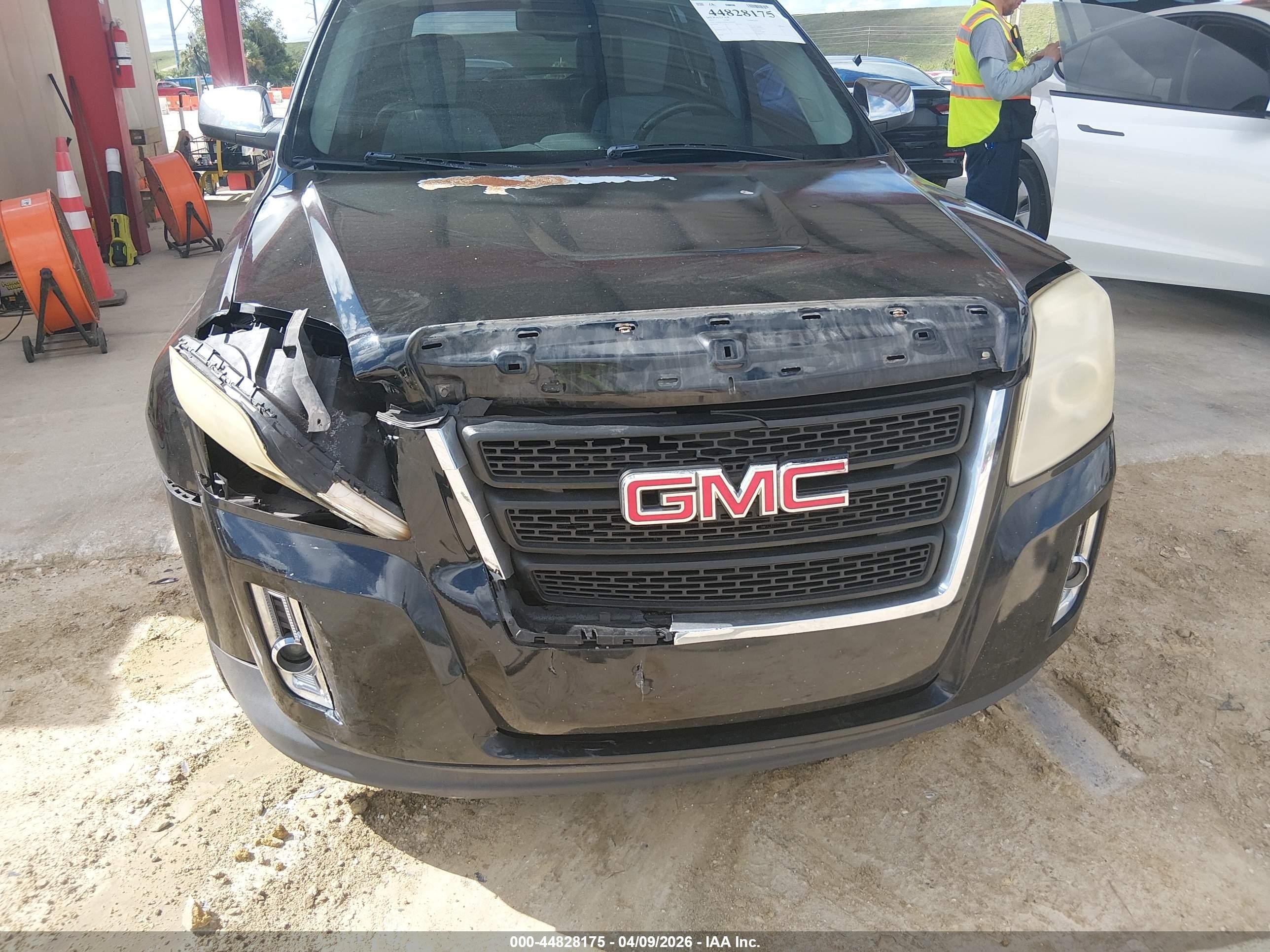 2012 Gmc Terrain Slt-1 Black vin: 2GKALUEK8C6270204
