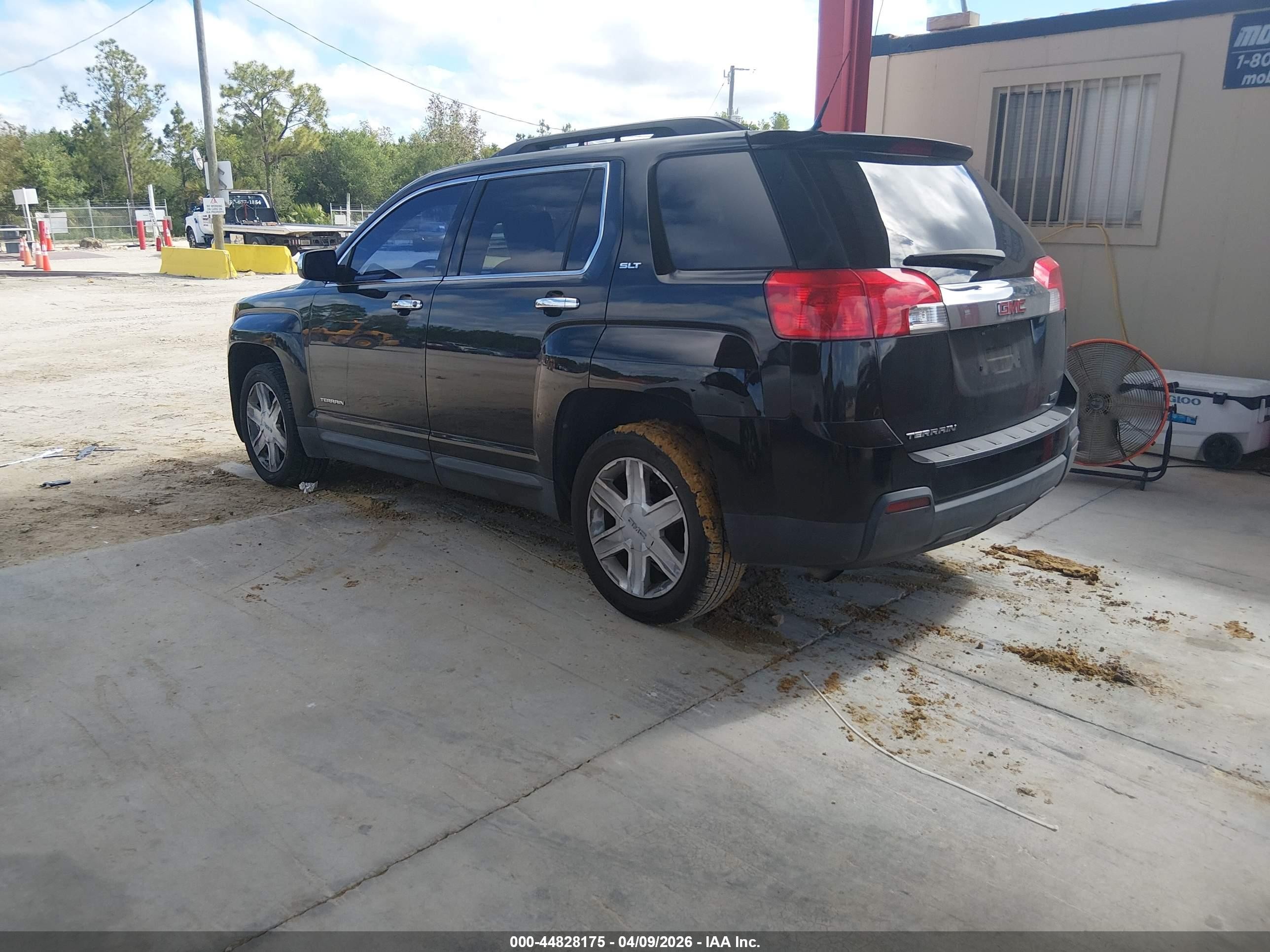 2012 Gmc Terrain Slt-1 Black vin: 2GKALUEK8C6270204