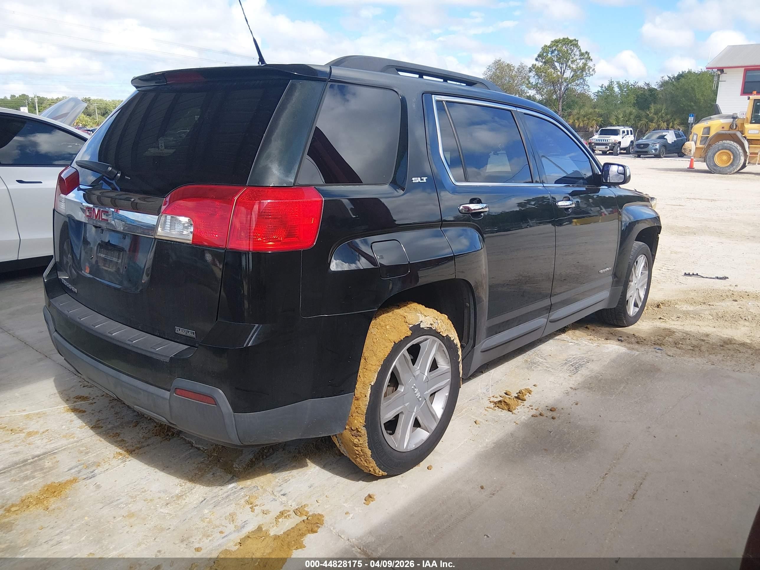 2012 Gmc Terrain Slt-1 Black vin: 2GKALUEK8C6270204